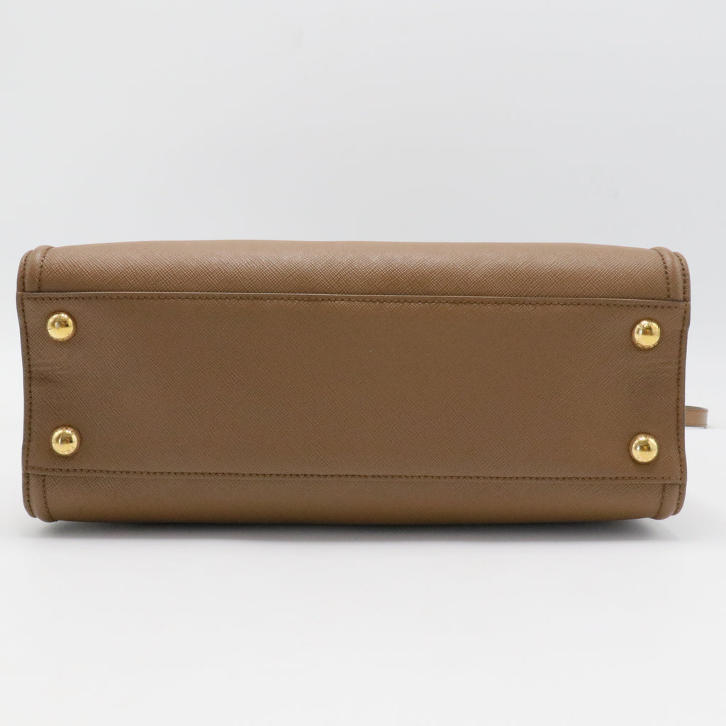 Saffiano Lux Small Handle Bag