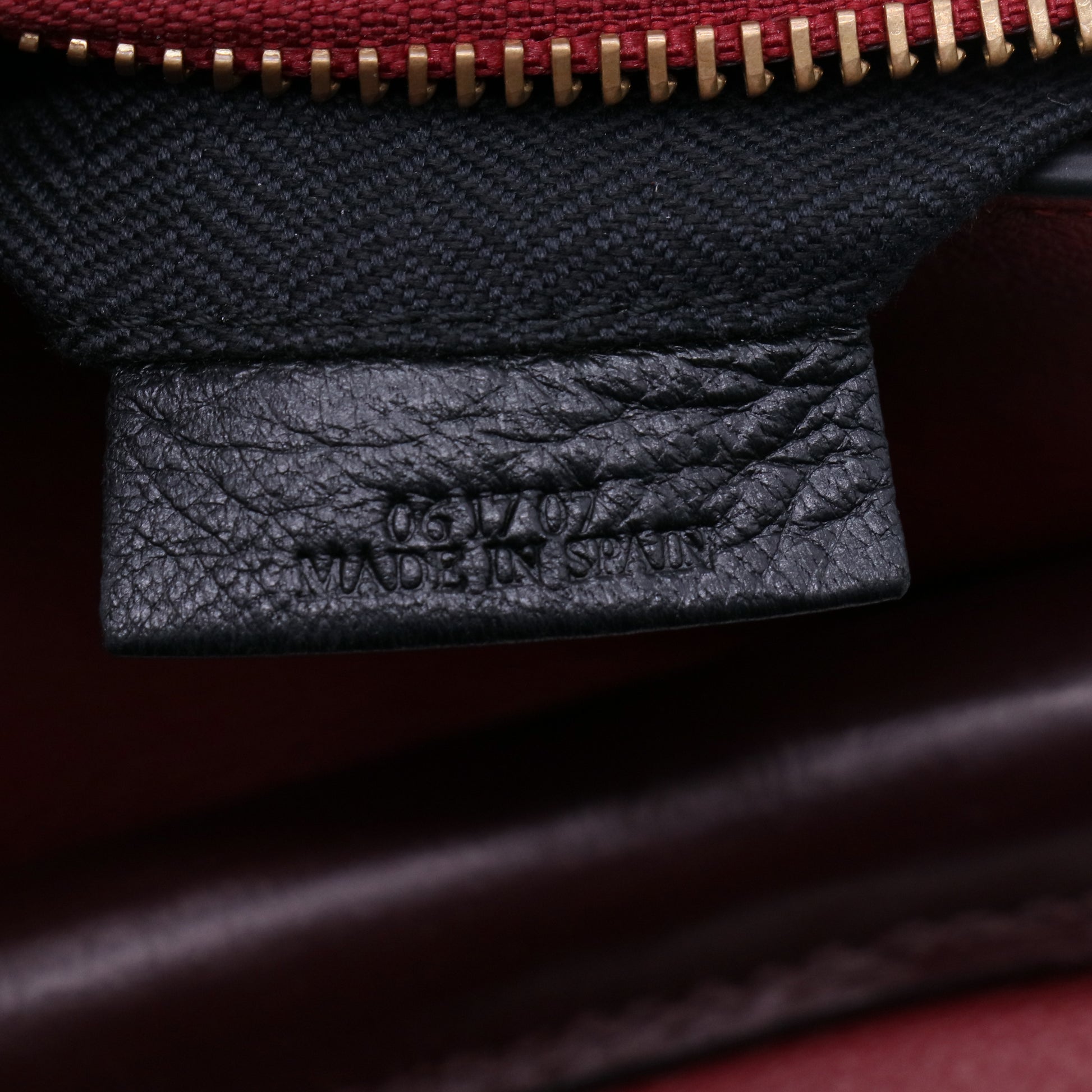 Red Grained Calfskin Leather Medium Puzzle Bag B21672