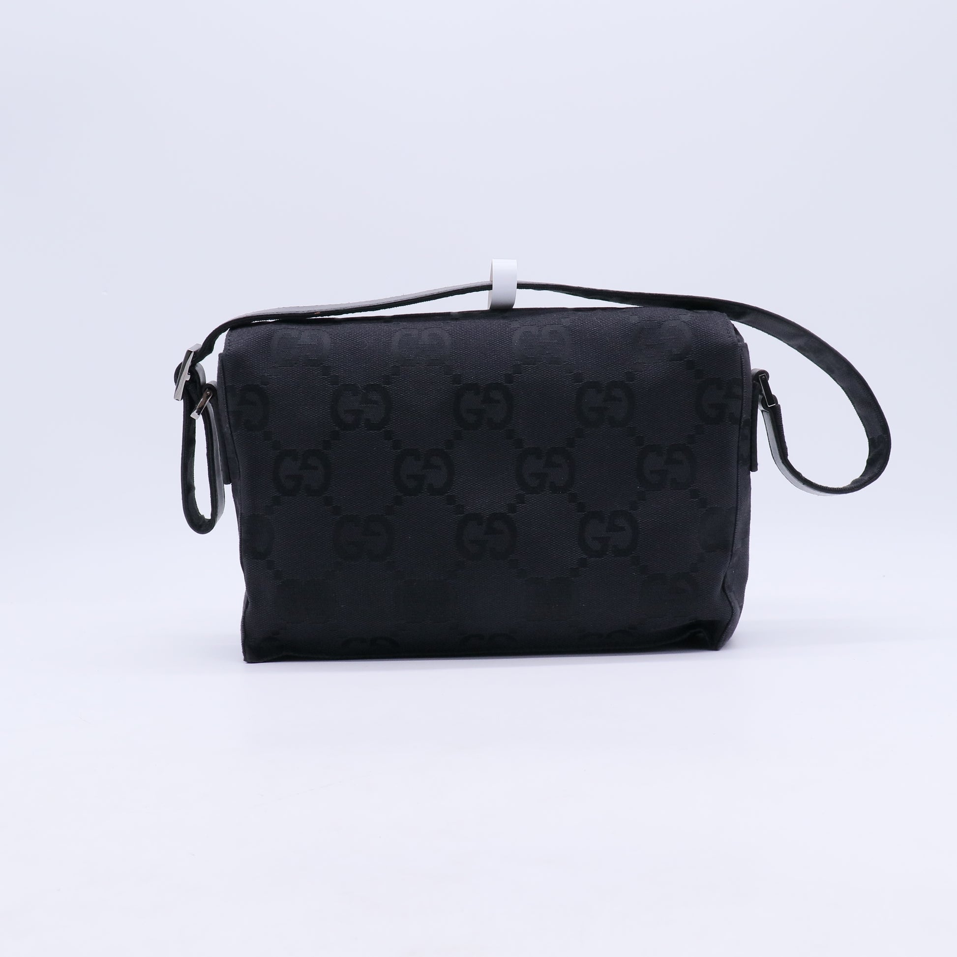 Canvas Front Pocket Flap Crossbody Bag B20734