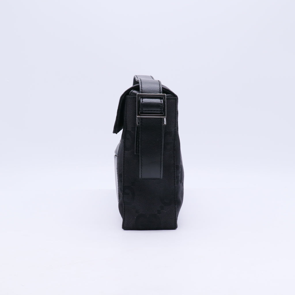 Canvas Front Pocket Flap Crossbody Bag B20734
