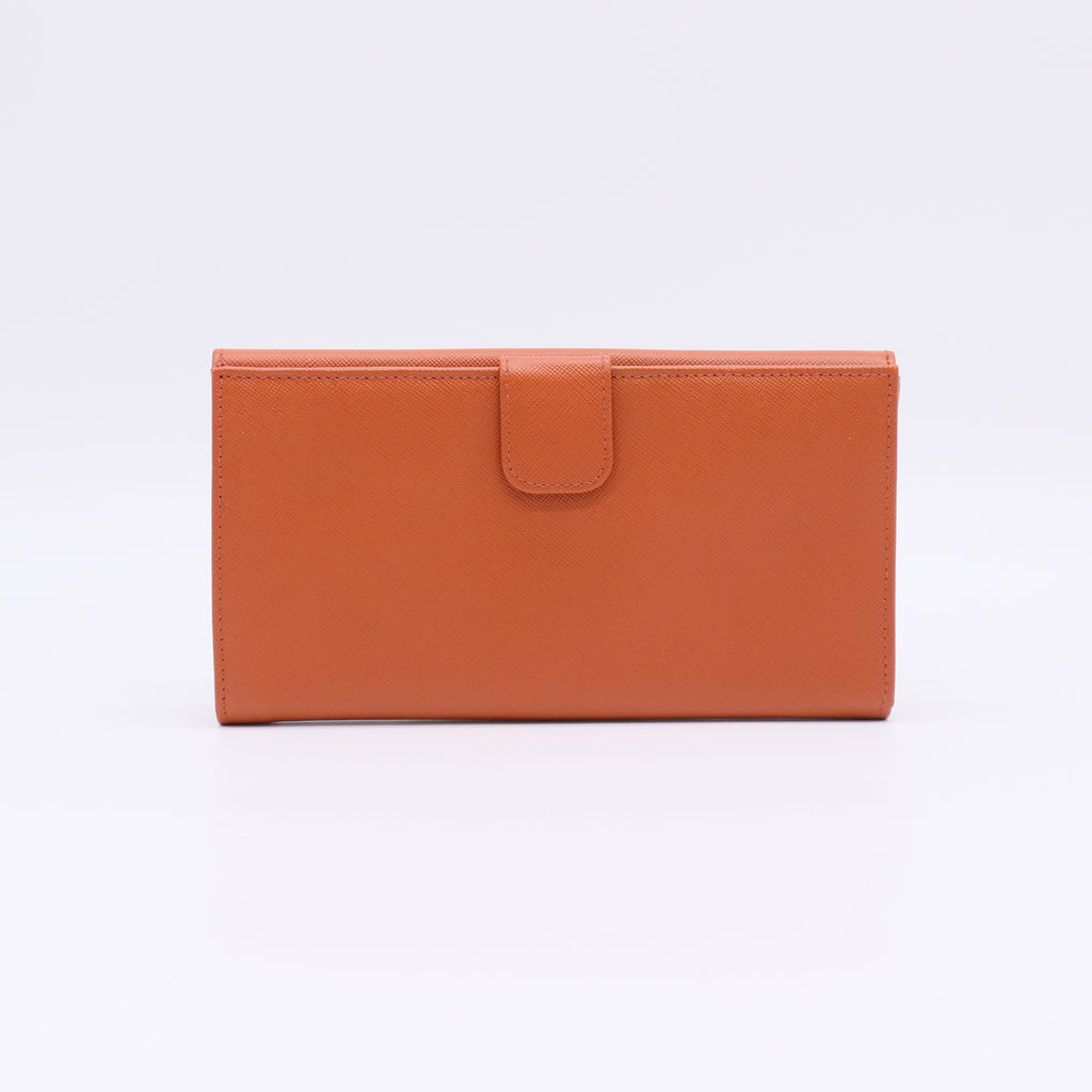 Prada Saffiano Leather Continental Flap Wallet W22333