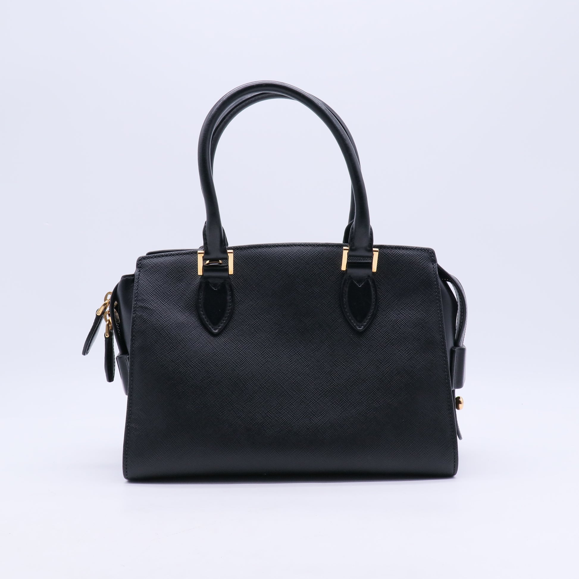Convertible Open Tote Saffiano with Soft Calf Small B20337