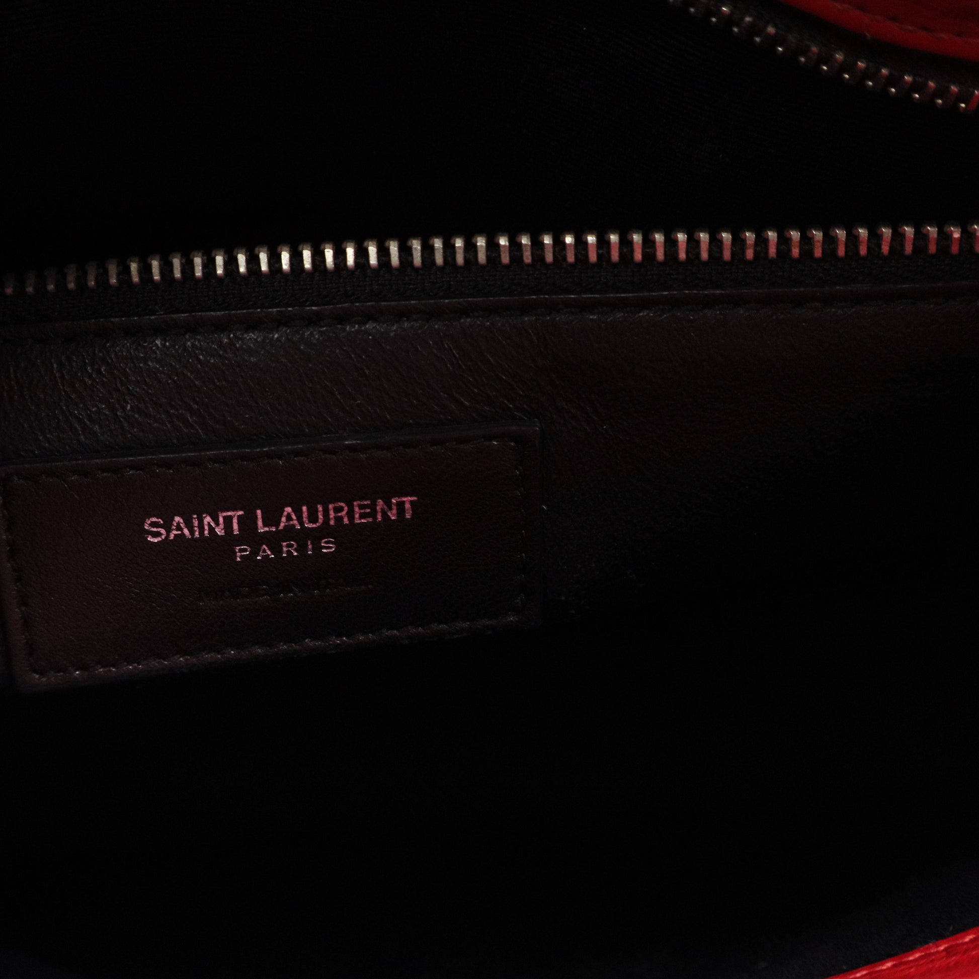 Red Crocodile Embossed Leather Small Sac de Jour Tote Bag twins LDJ3418