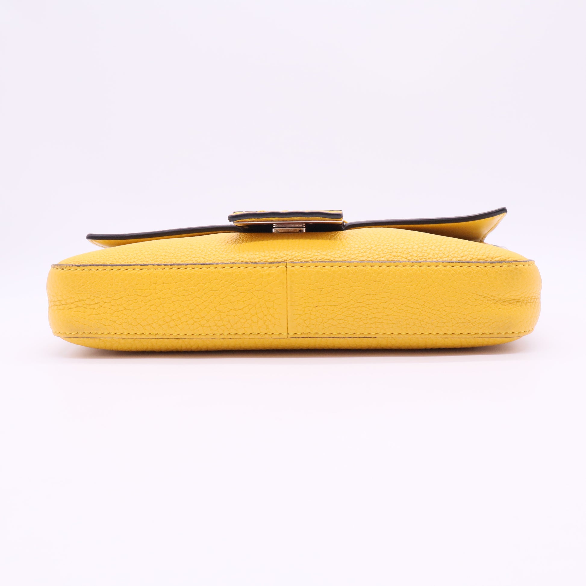 Cuoio Romano Selleria Belt Baguette Bag Giallo Fendi  Sold Out twins