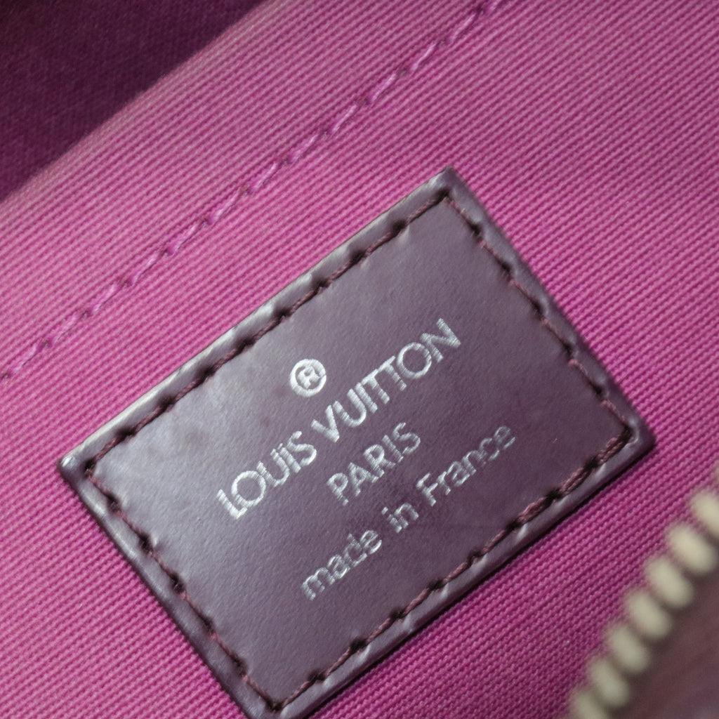 Purple Epi Leather Bowling Montaigne GM Bag