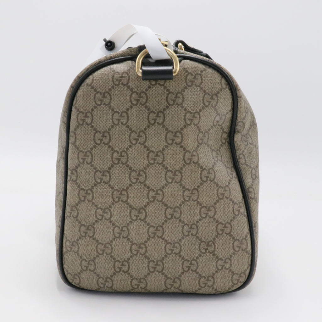 Flag Boston Bag GG Coated Canvas Medium
