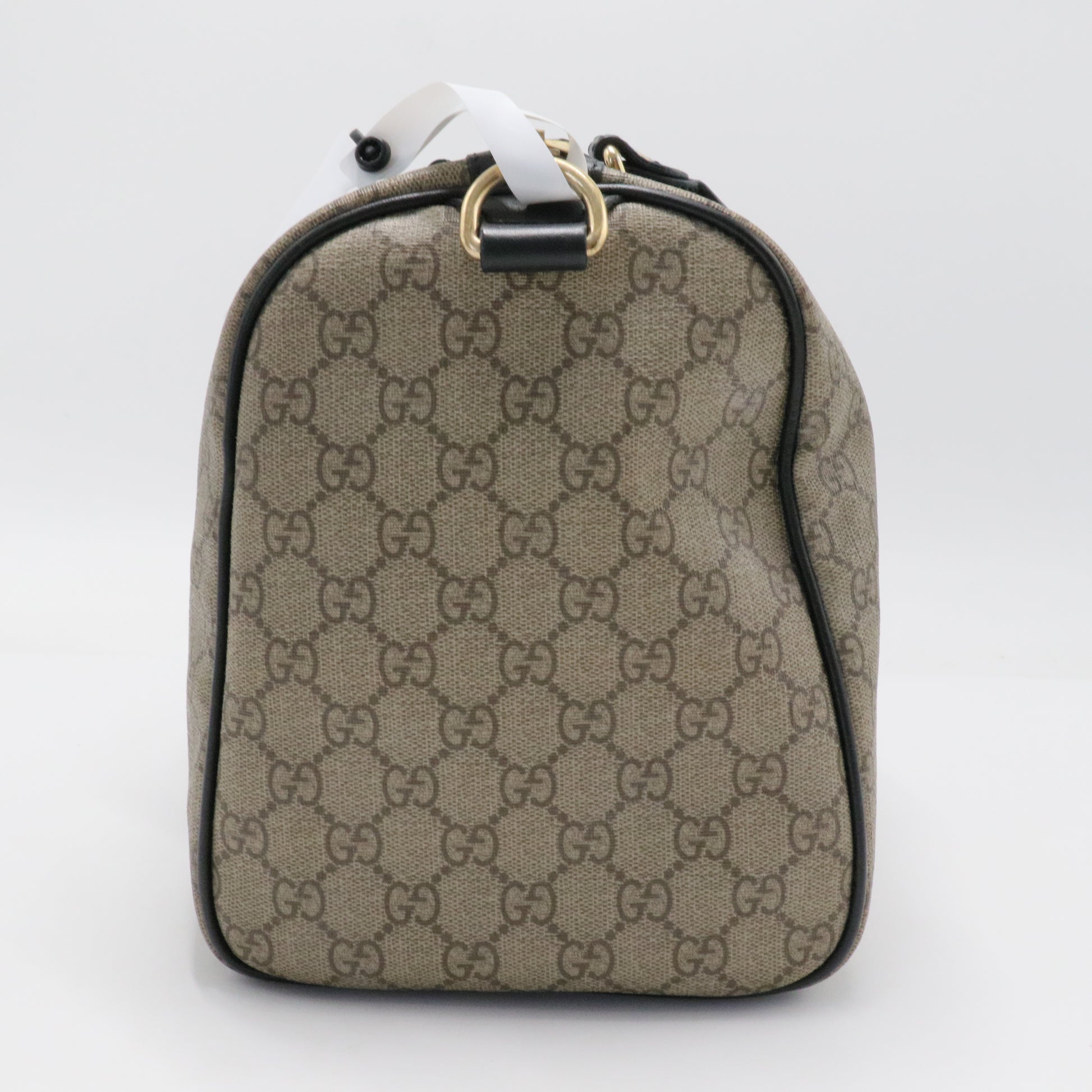 Flag Boston Bag GG Coated Canvas Medium