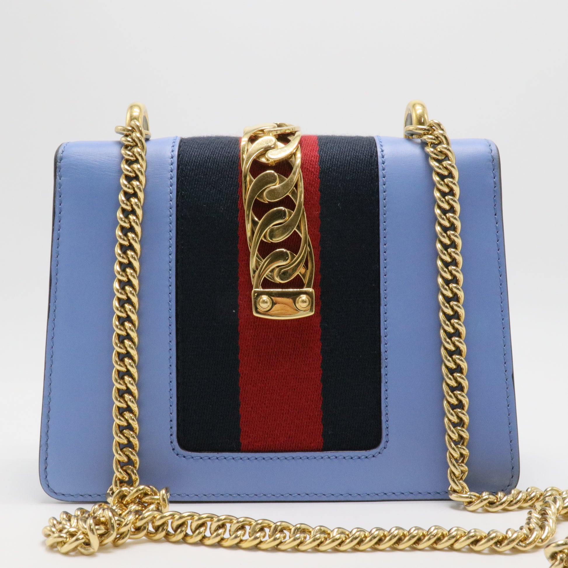 Calfskin Mini Sylvie Chain Shoulder Bag
