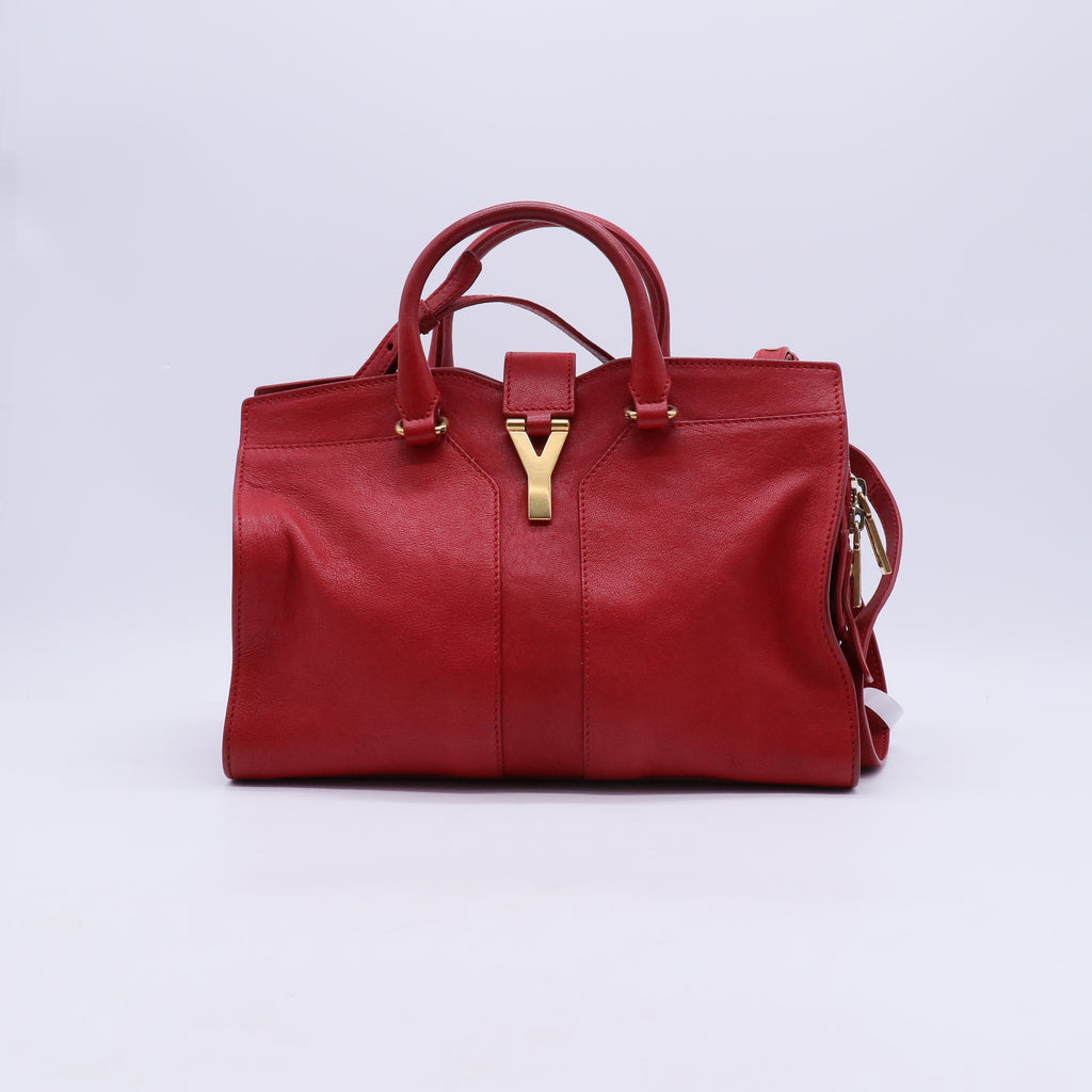 Red Leather Small Cabas ChYc Bag B21020