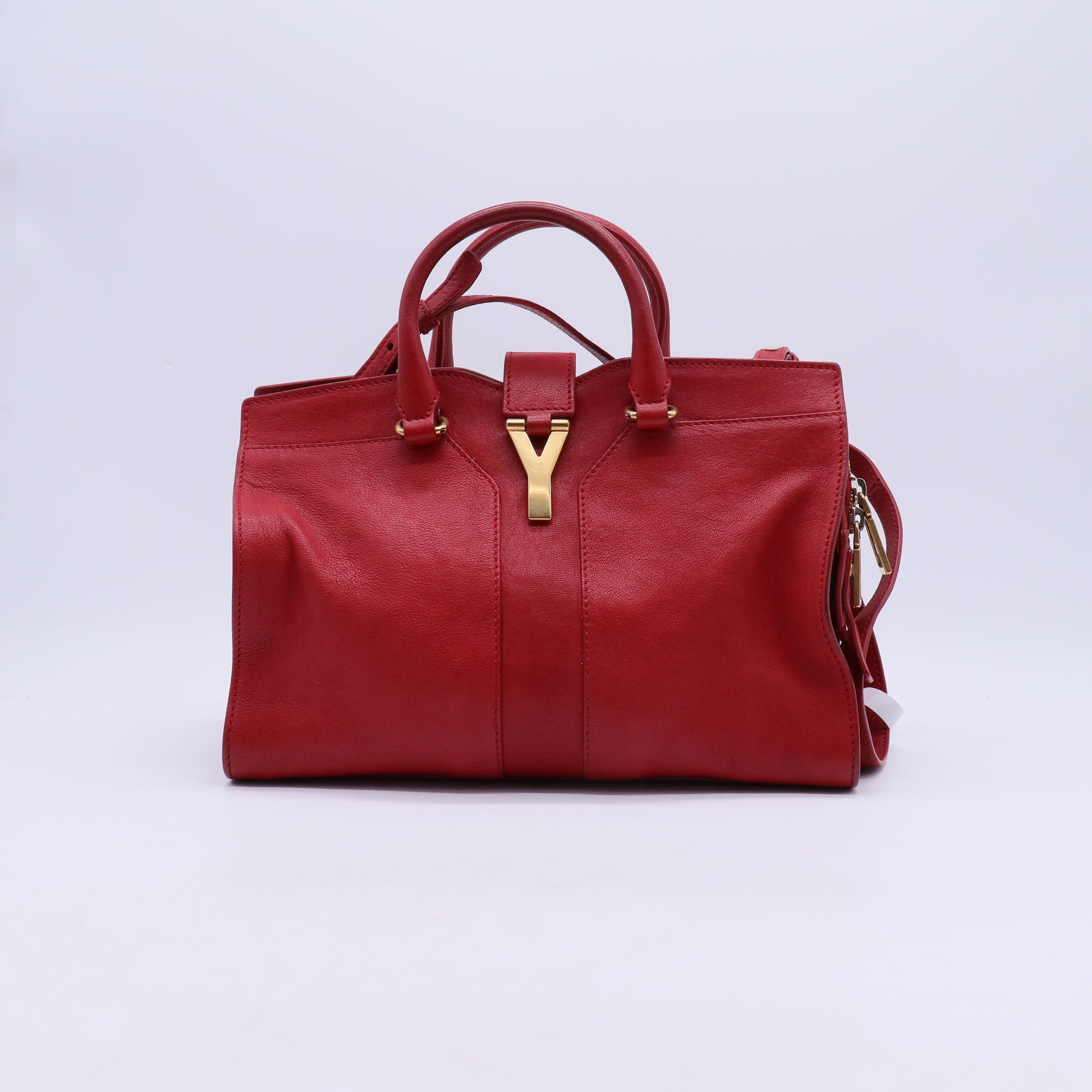 Red Leather Small Cabas ChYc Bag B21020