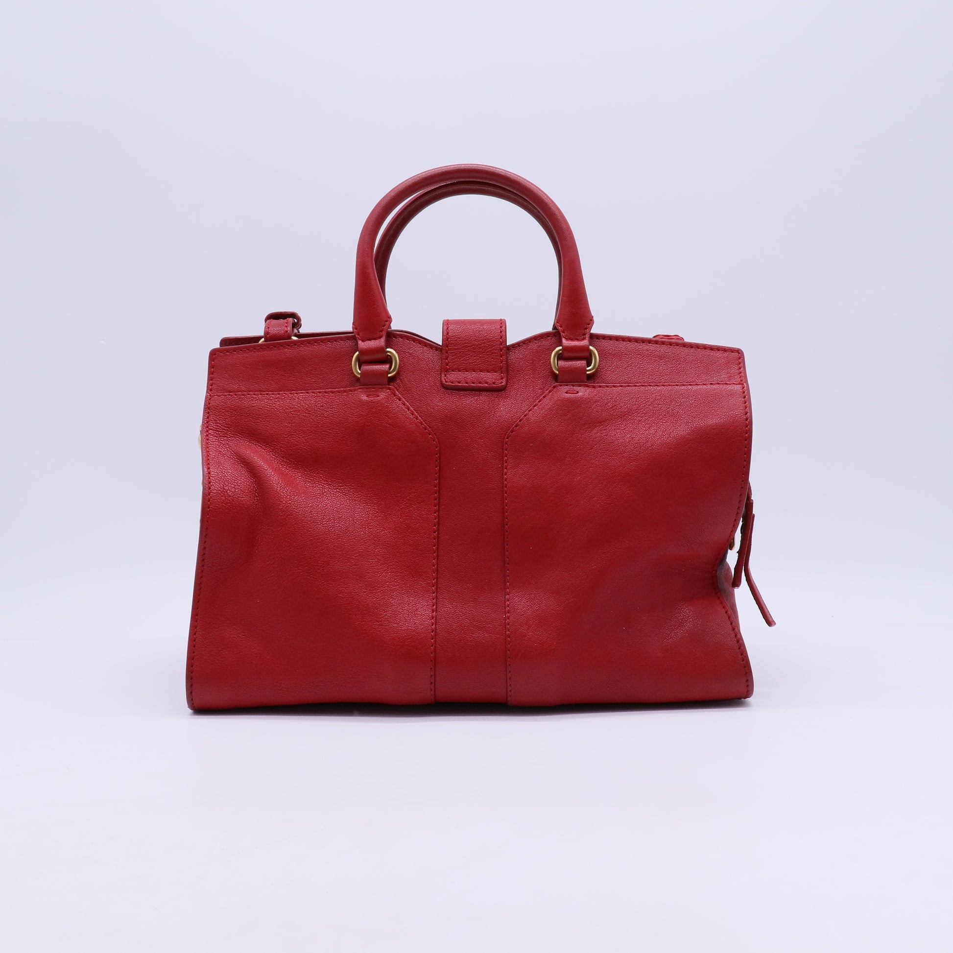 Red Leather Small Cabas ChYc Bag B21020