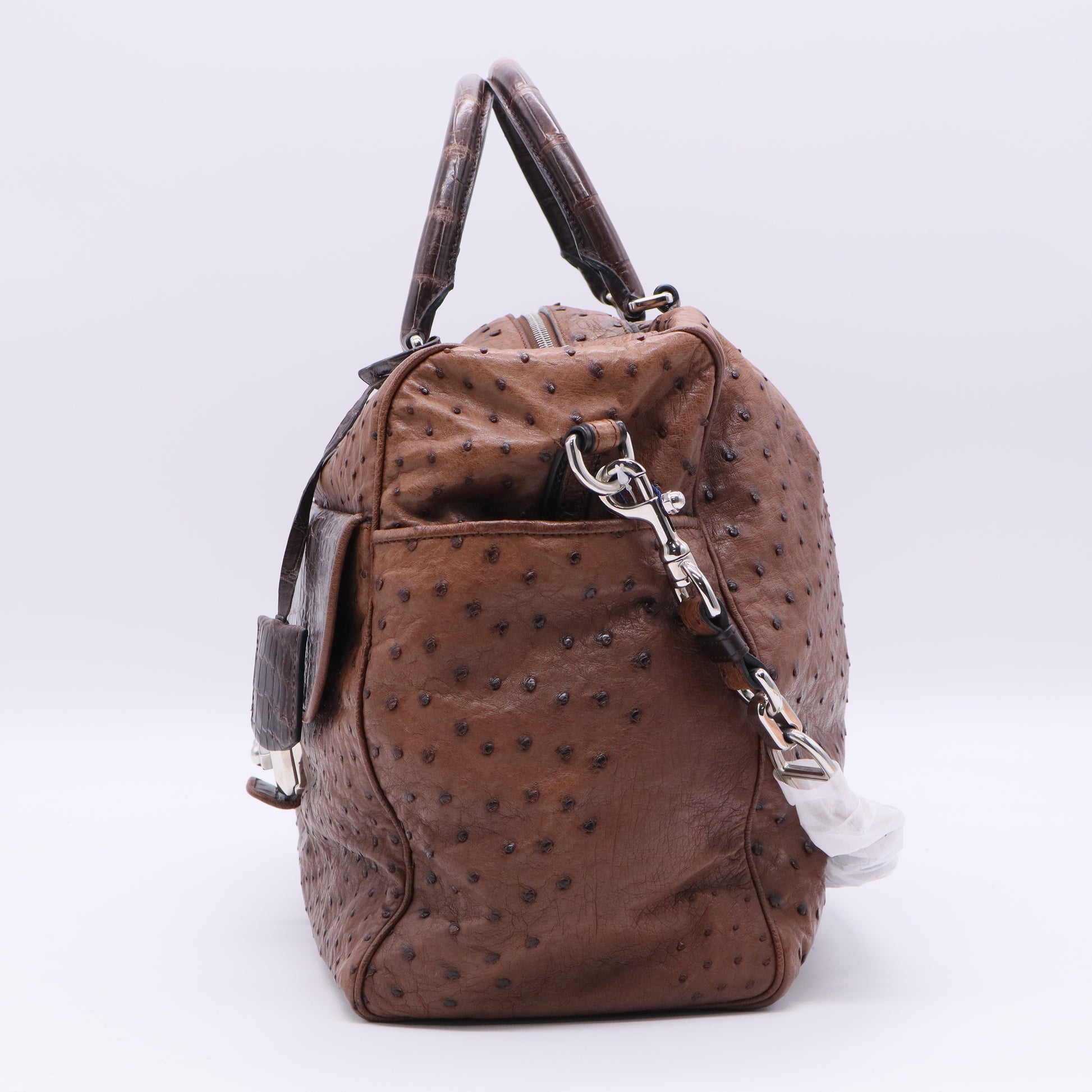 Loewe Limited Edition Ostrich Top Handle Bag twins LDJ3407