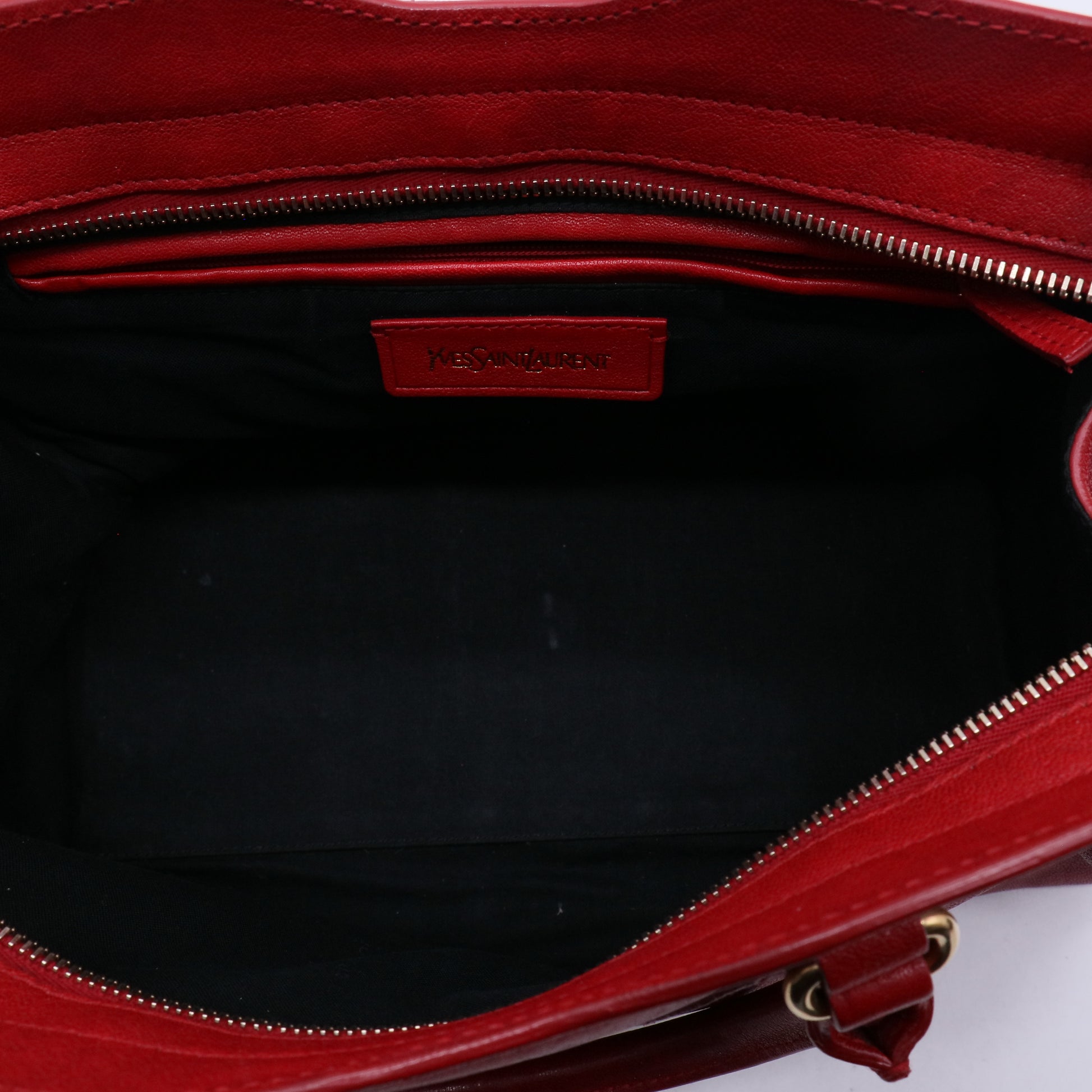 Red Leather Small Cabas ChYc Bag B21020