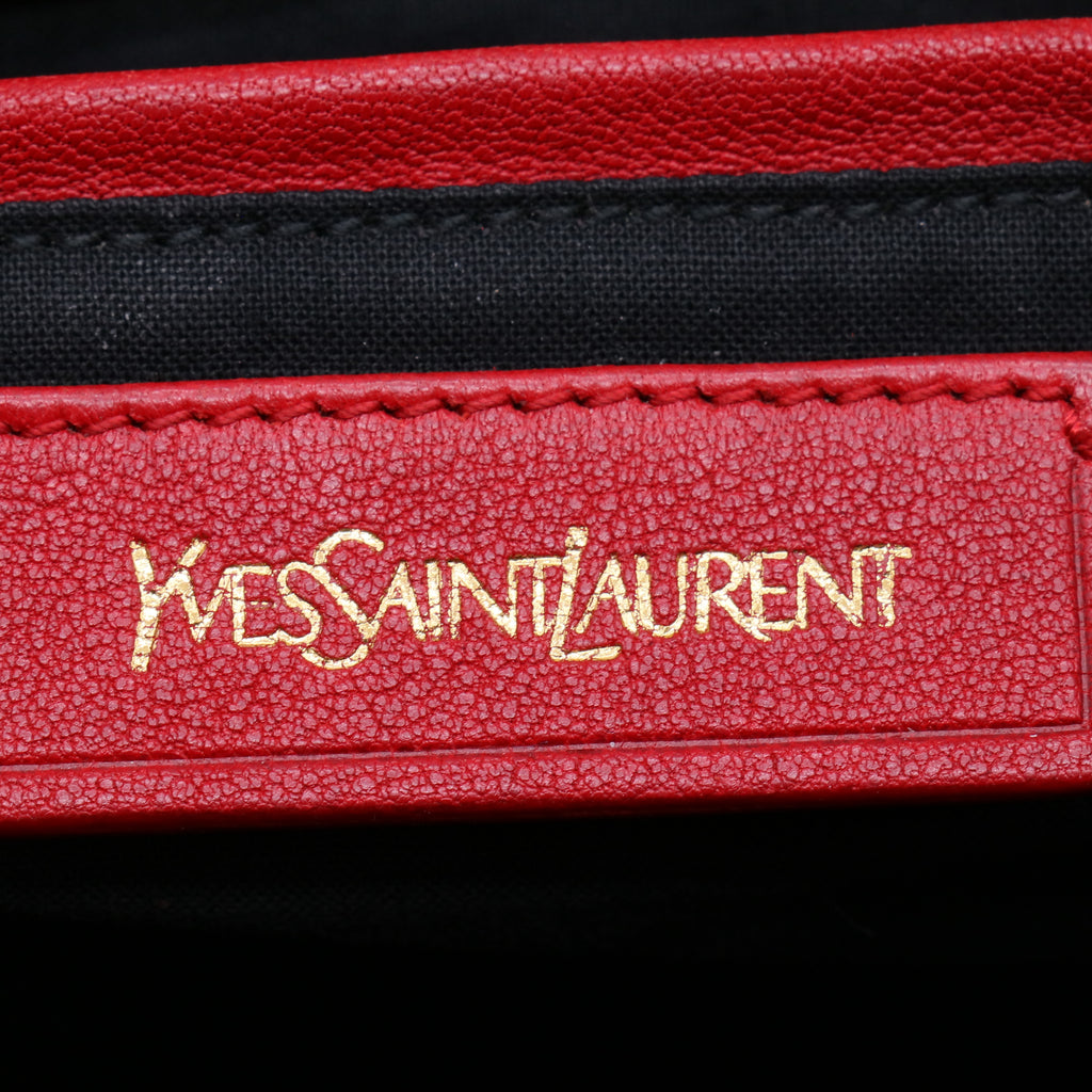 Red Leather Small Cabas ChYc Bag B21020