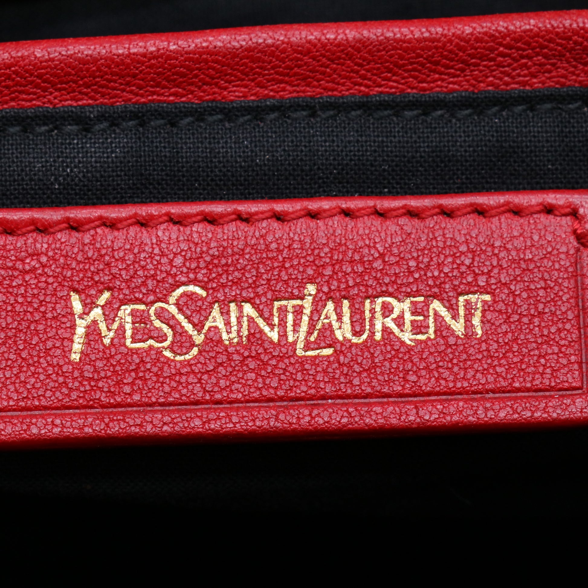 Red Leather Small Cabas ChYc Bag B21020