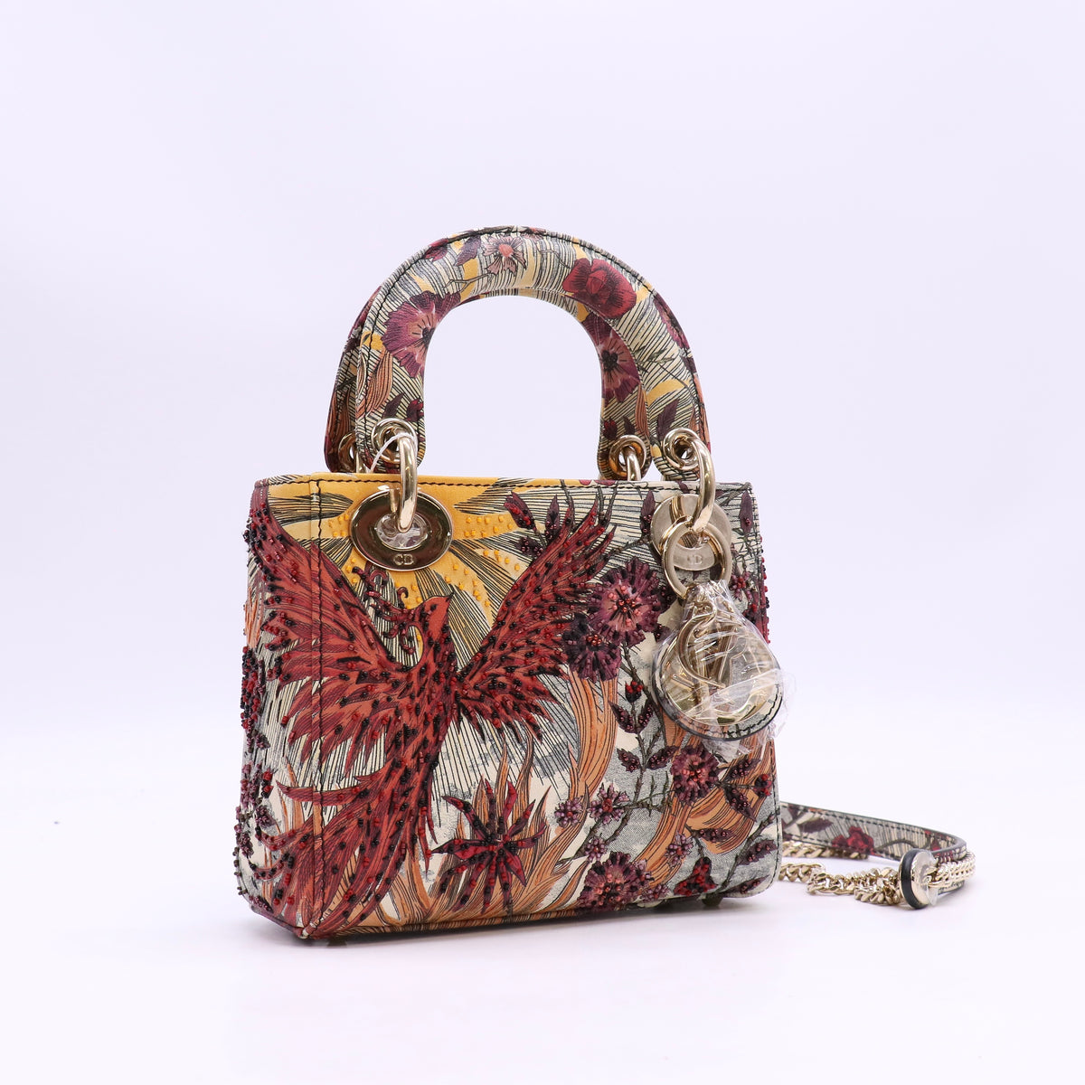 Christian Dior Embroidered Phoenix Mini Lady Dior Bag Twins LDZ1568
