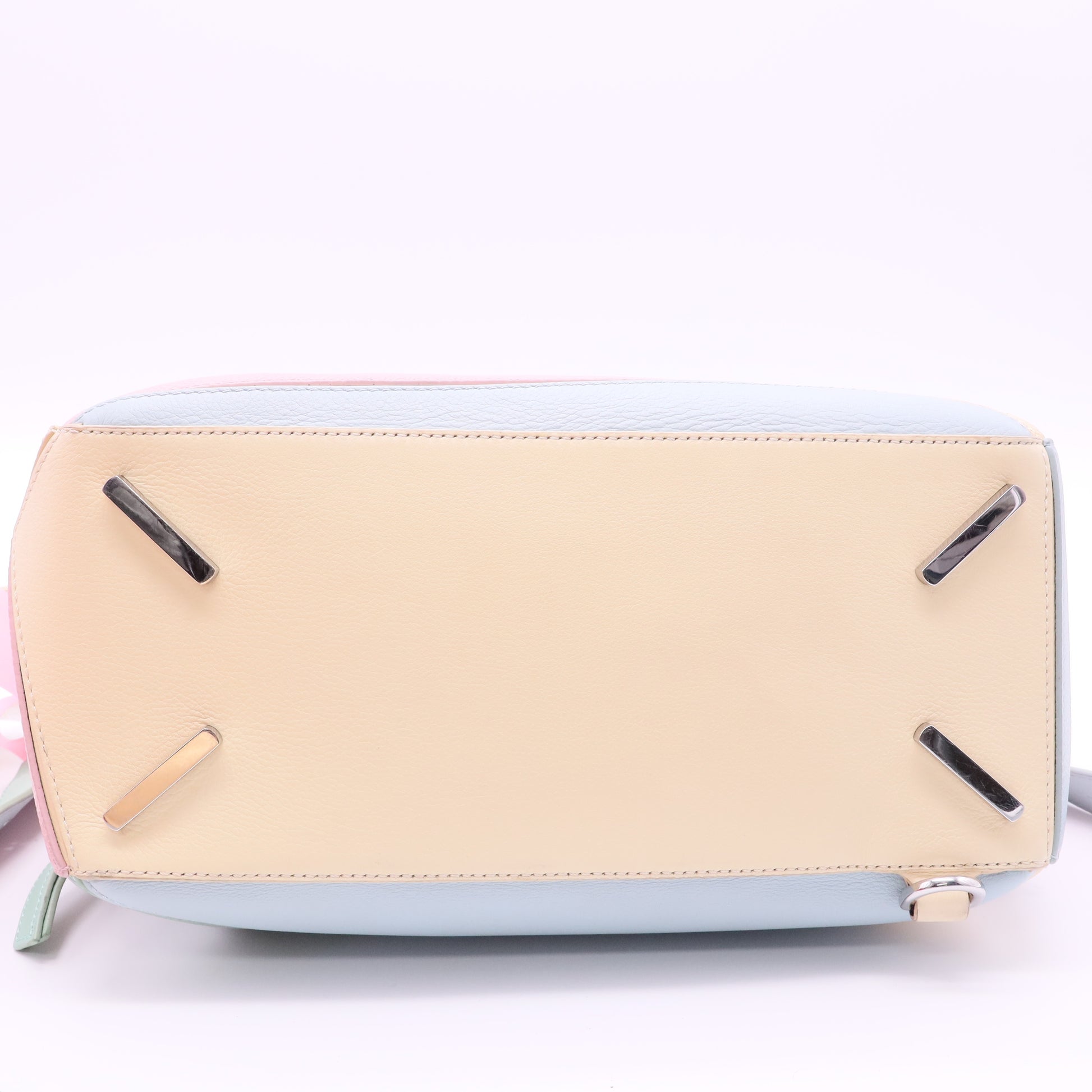 Puzzle Colorblock Bag Leather Medium Twins