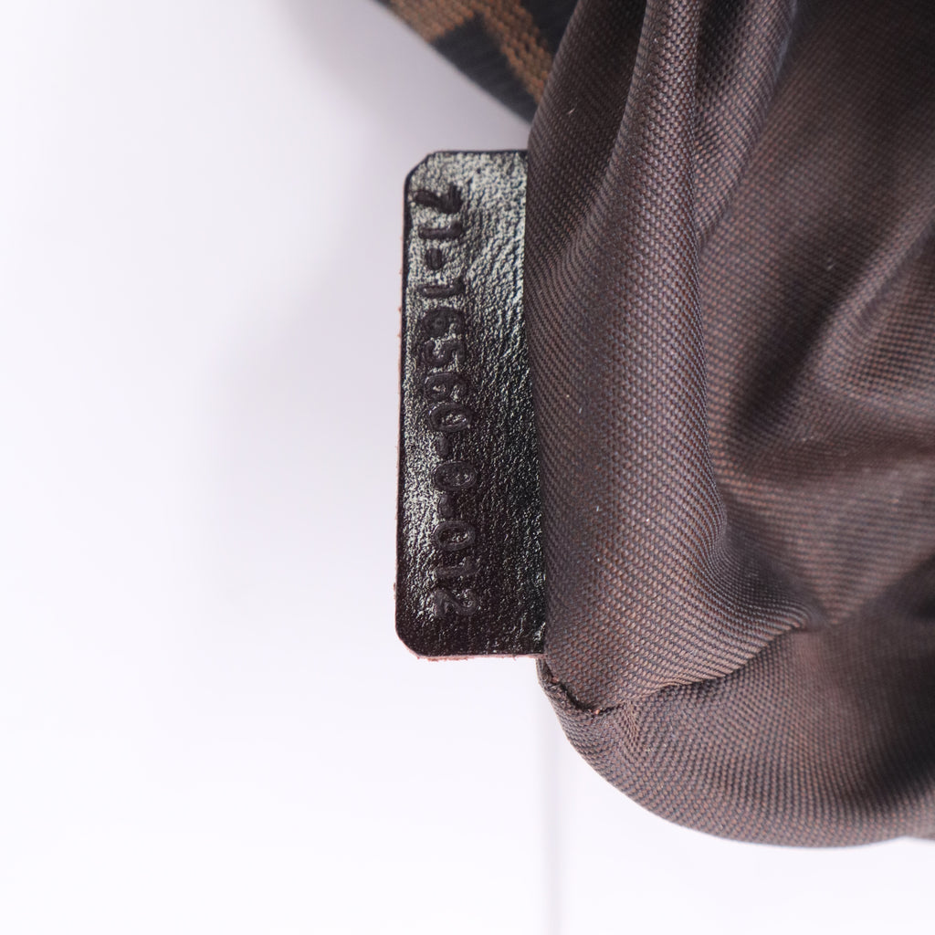 Fendi Vintage Belted Boston Bag Zucca Canvas Large twins B20900