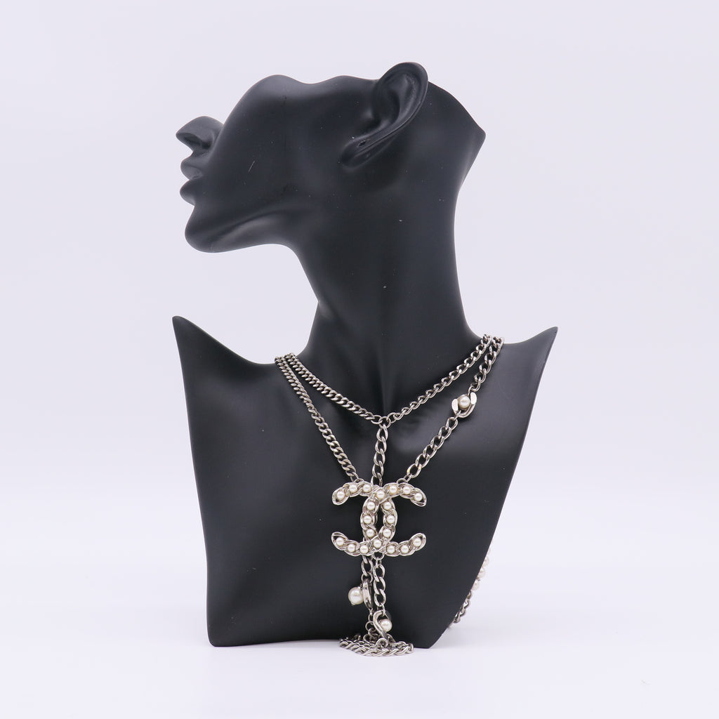 Chanel CC Multi-Chain Long Necklace W22897