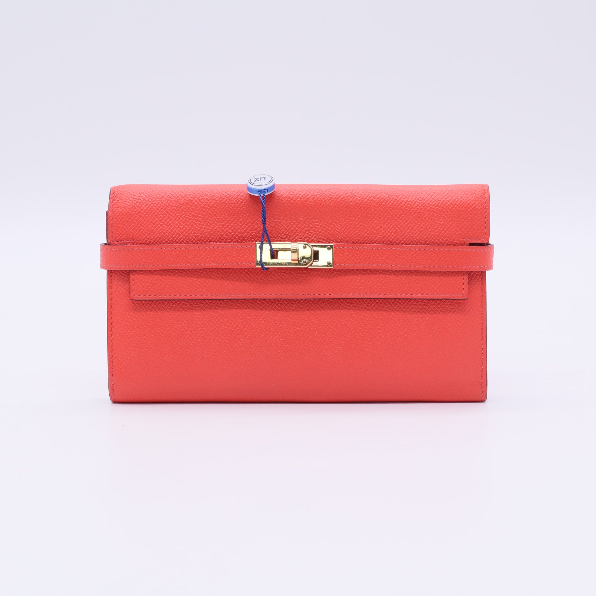 Rose Texas Epsom Leather Kelly Wallet twins ldj3408