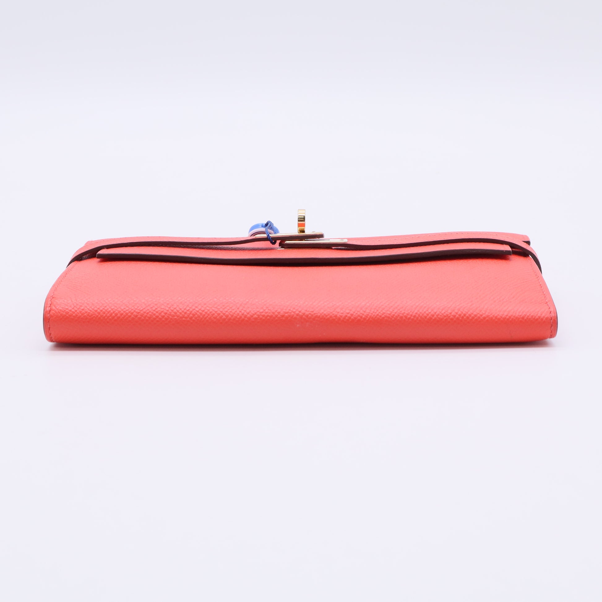 Rose Texas Epsom Leather Kelly Wallet twins ldj3408