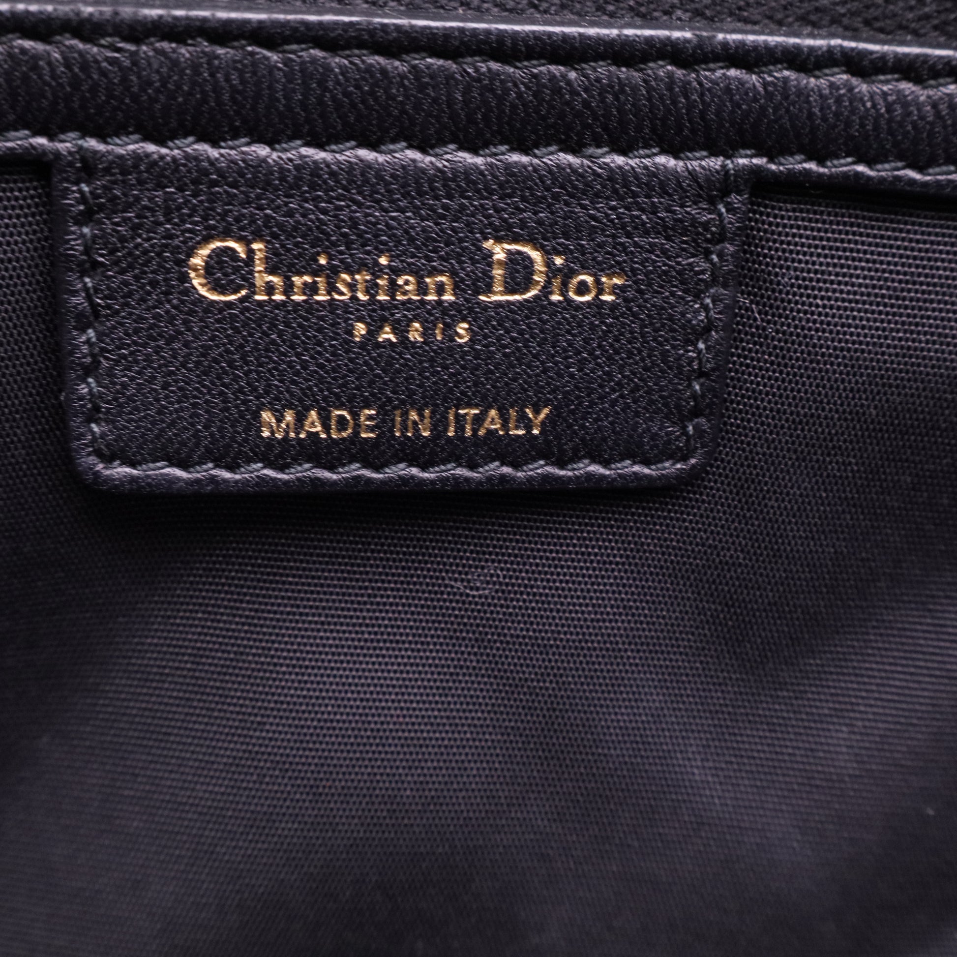 Dior Black Quilted Cannage Lambskin Dior Soft Shopping Tote twins