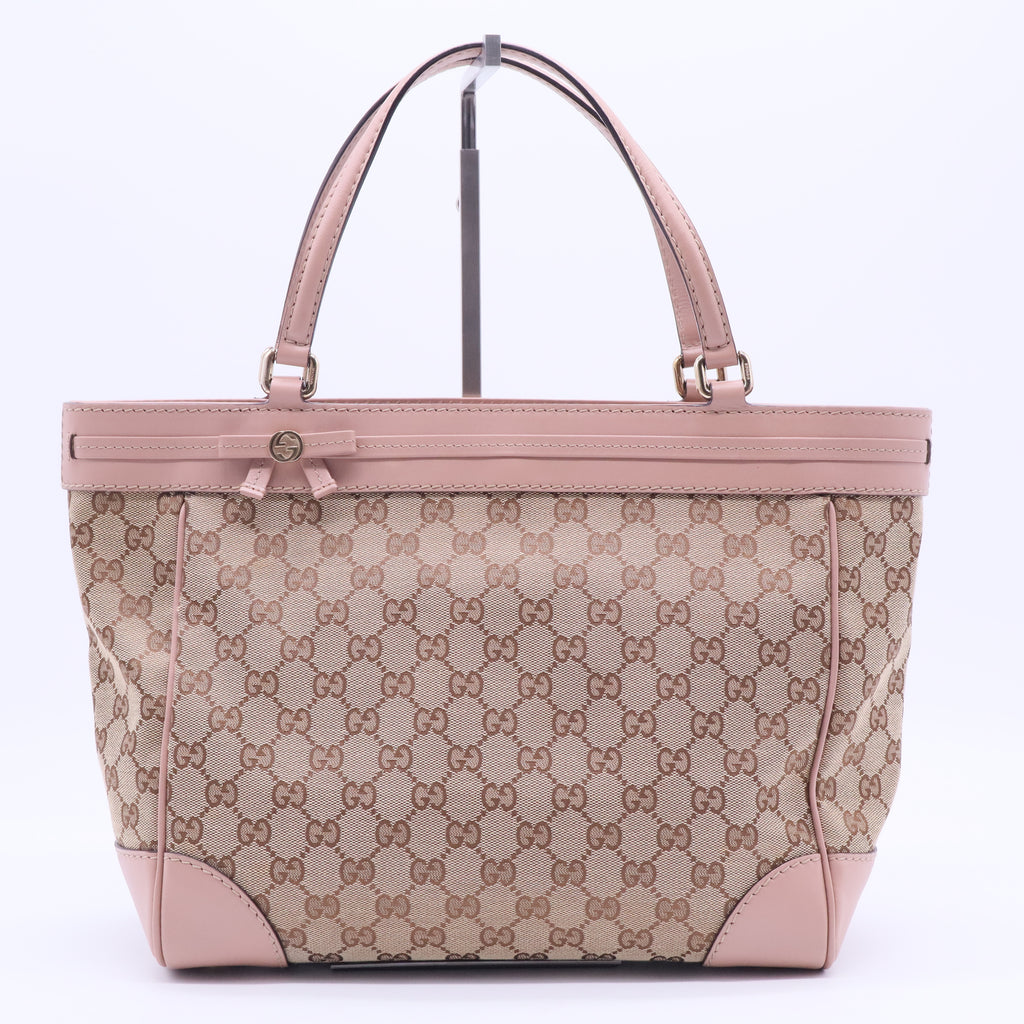 GG Canvas Mayfair Bow Tote B12376