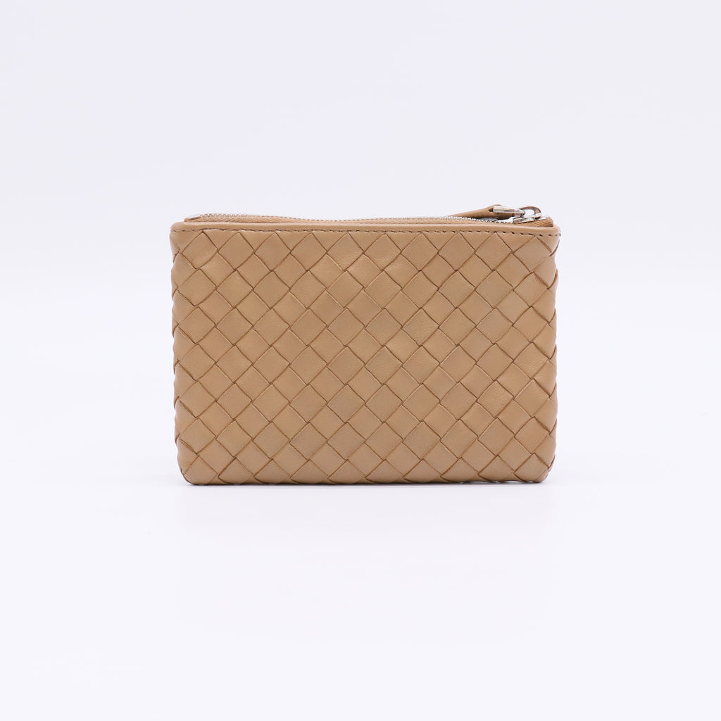 Bottega Veneta Intrecciato Nappa Key Pouch W22325