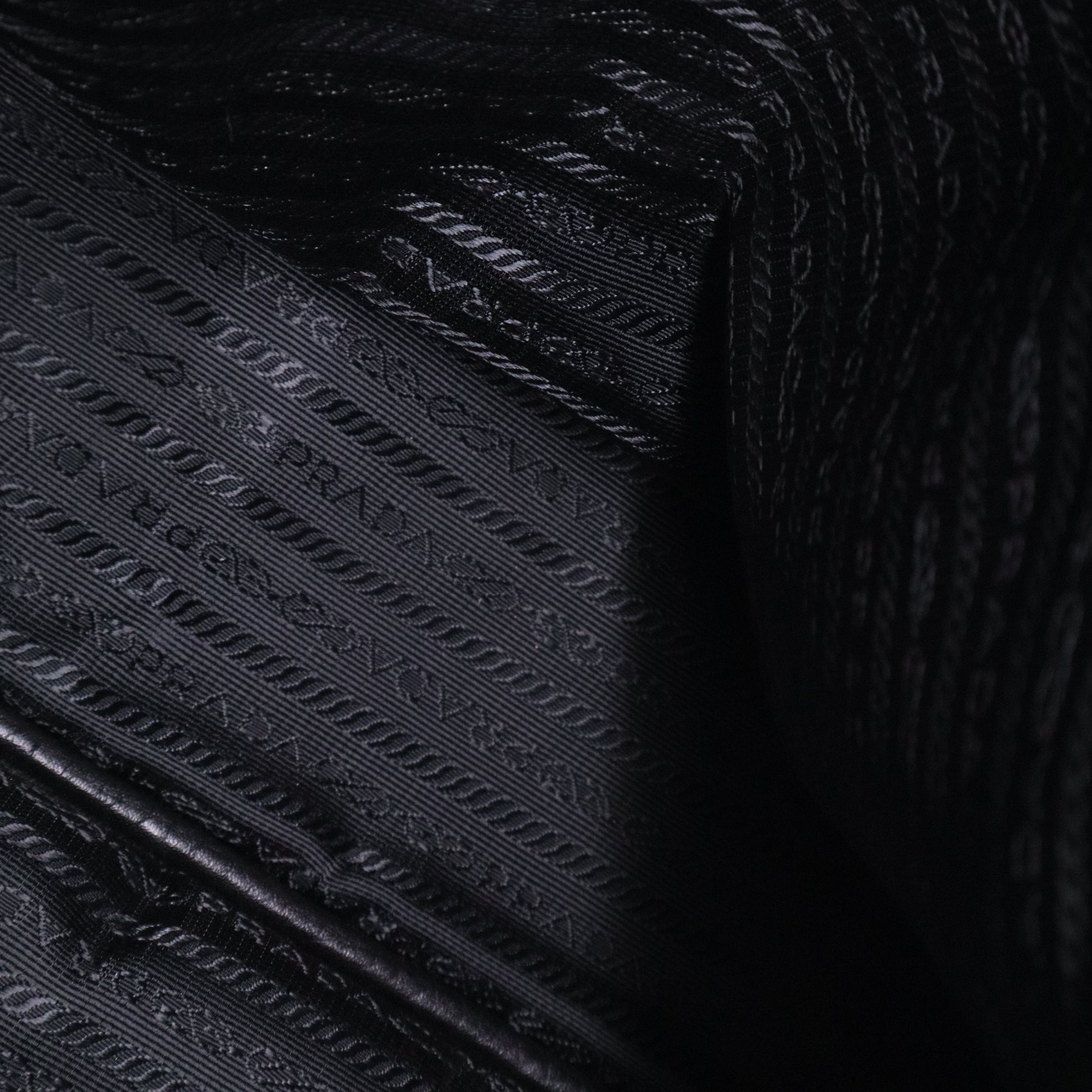 Prada Black Vitello Daino Leather Large Shopping Tote Bag twins B20817