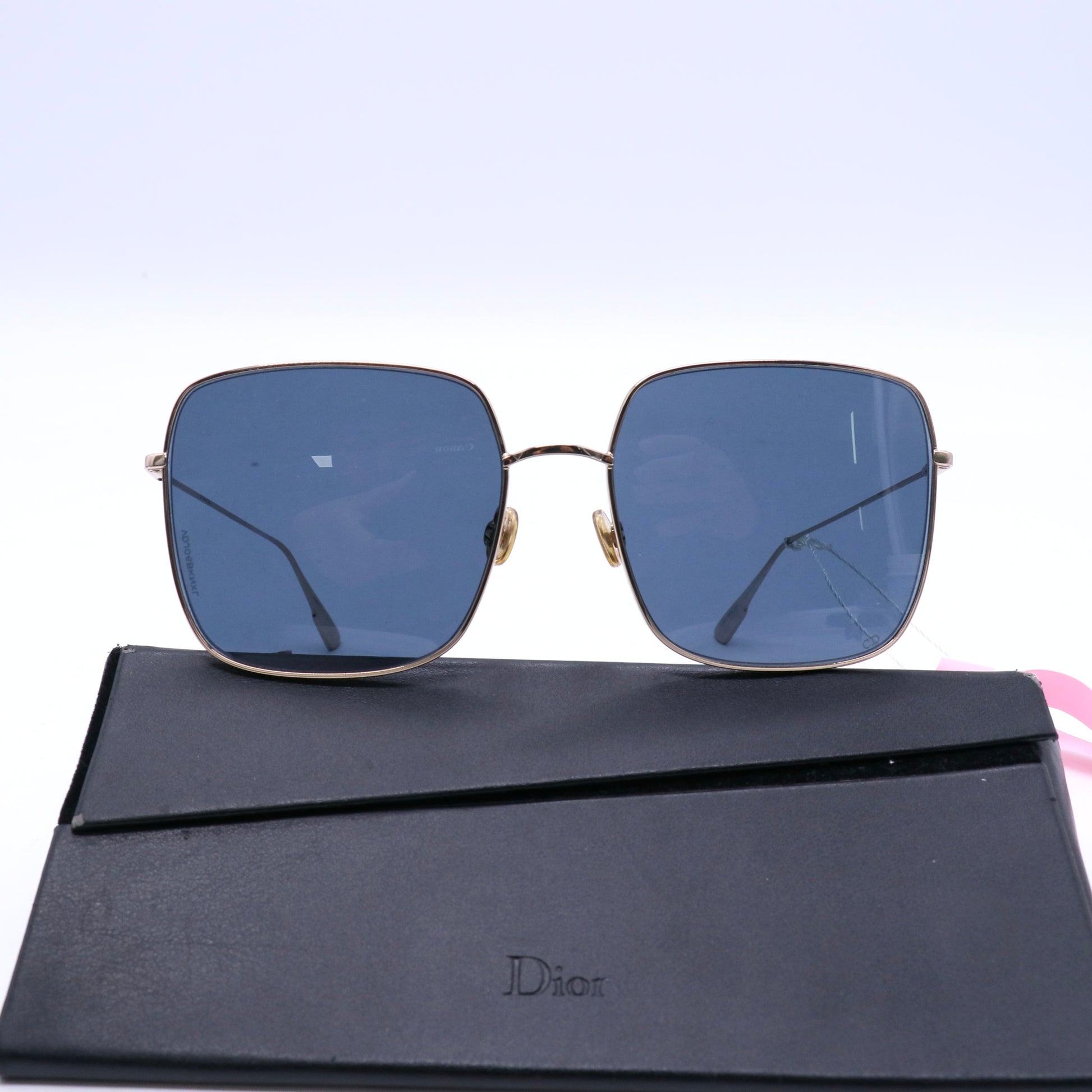 Gold/Blue Diorstellaire1 Square Sunglasses Twins LDJ3940