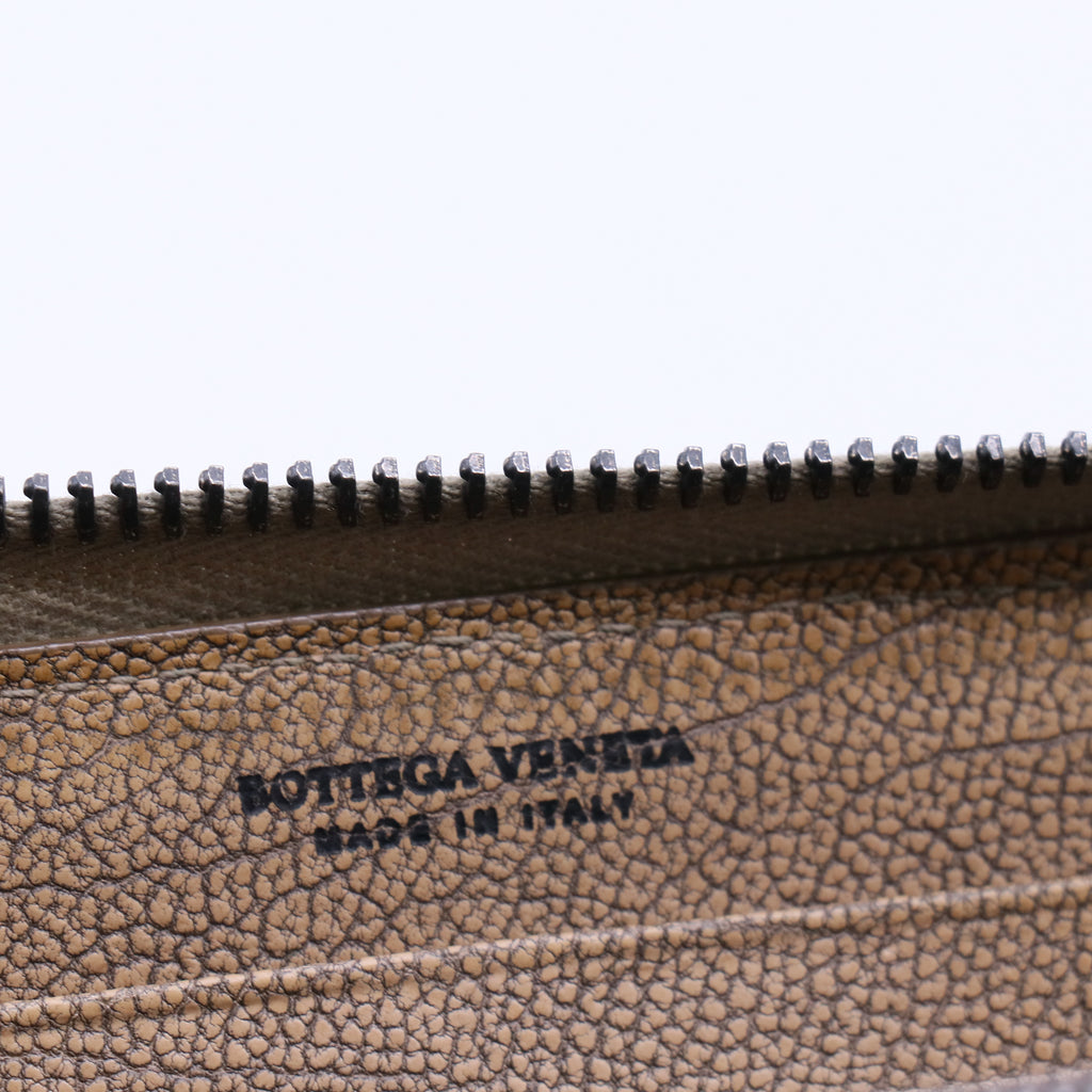 Veneta Opera Intrecciato Wallet Brown