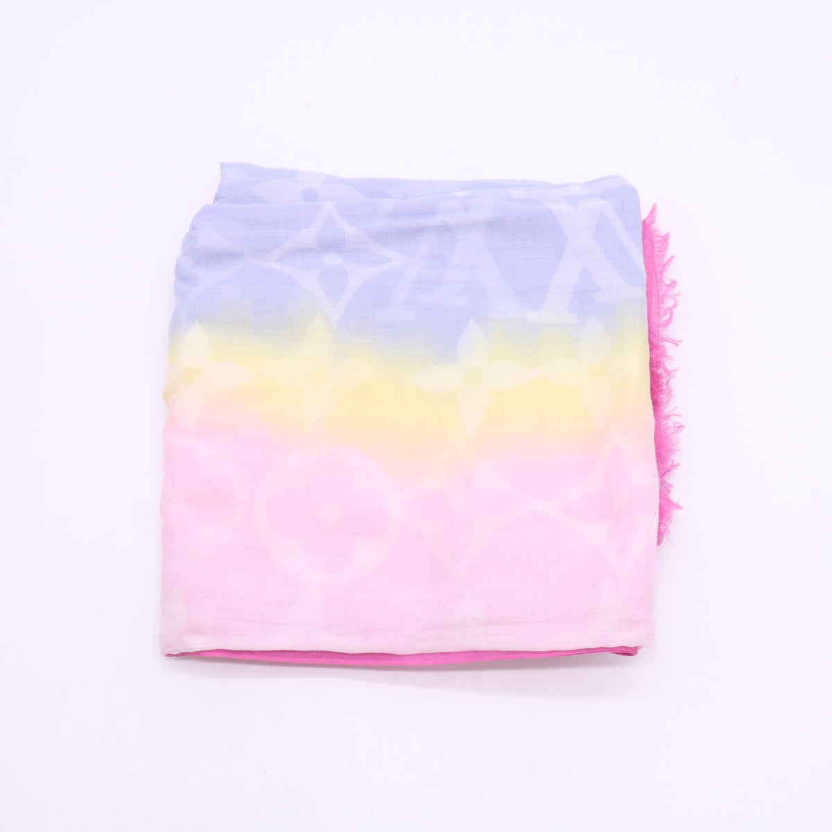 Louis Vuitton Multicolor Pastel Monogram Escale Pareo Scarf Twins W23623
