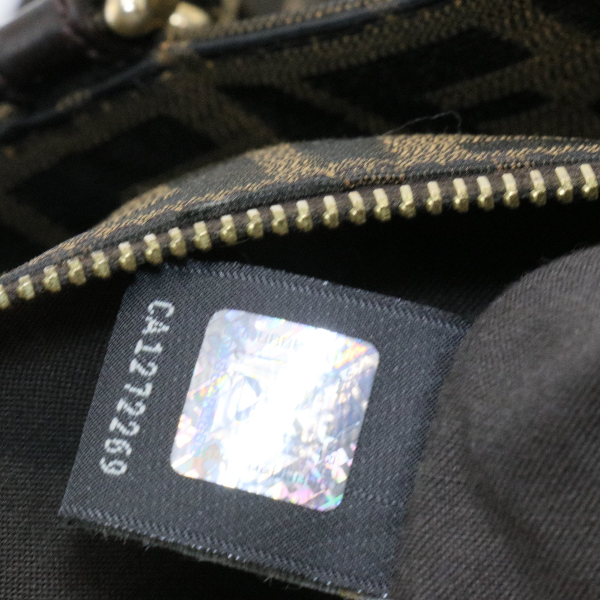 Tobacco Zucca Canvas Mia Shoulder Bag