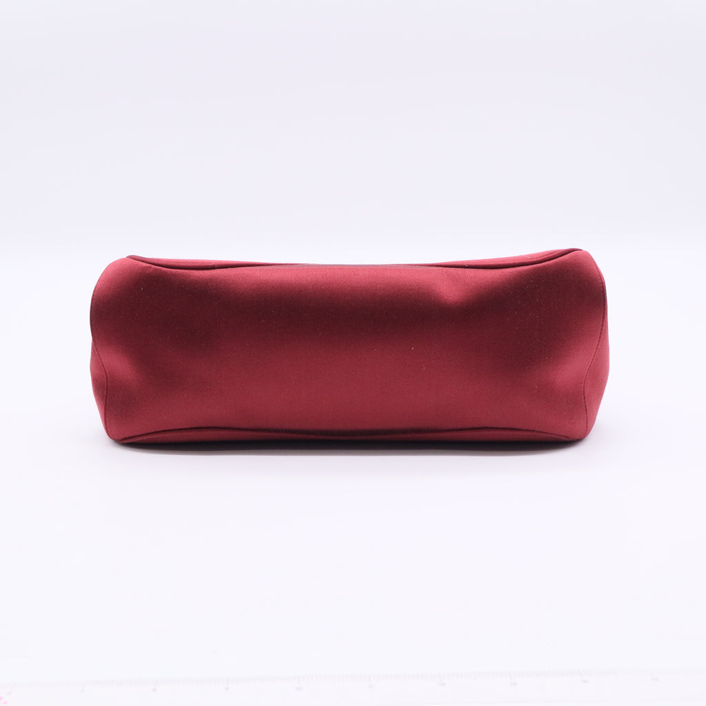 Gucci Velvet and Regent Calfskin Bamboo Medium Lady Lock Top Handle Bag twins B20957