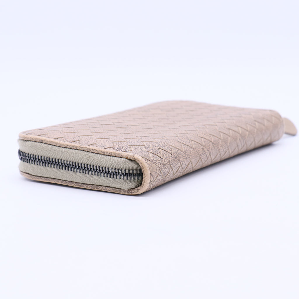 Veneta Opera Intrecciato Wallet Brown