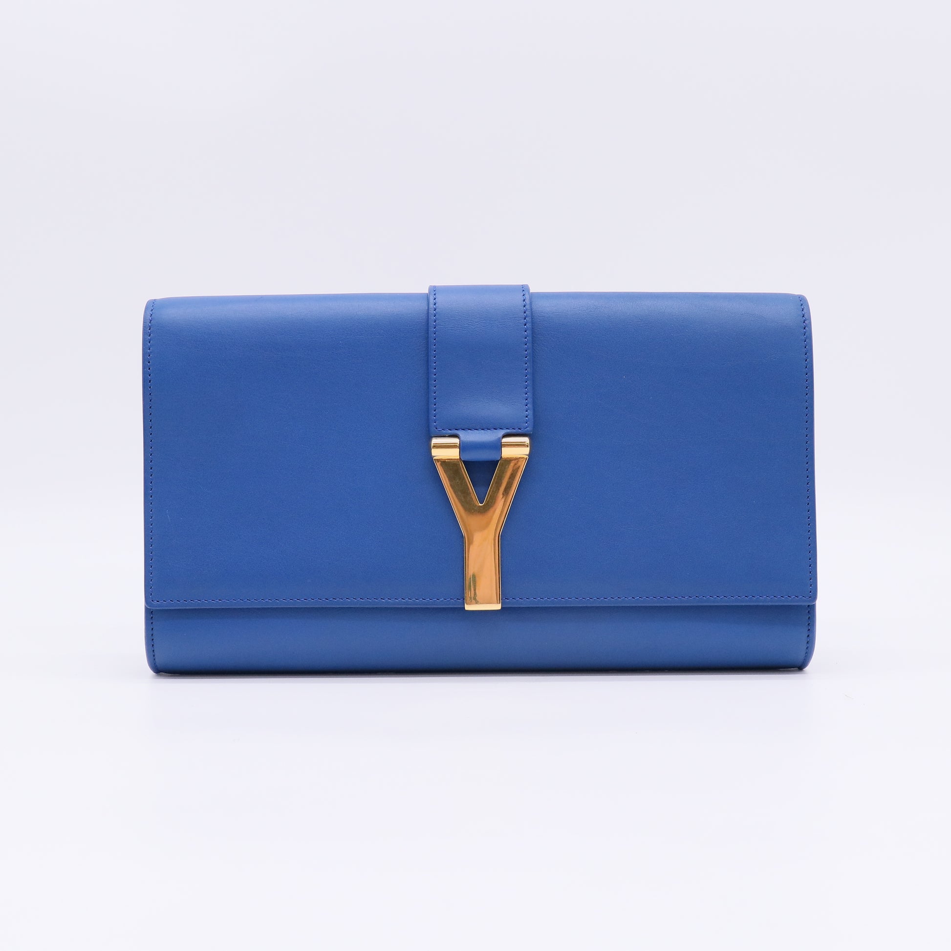 Saint Laurent Chyc Ligne Leather Flap Wallet W22353