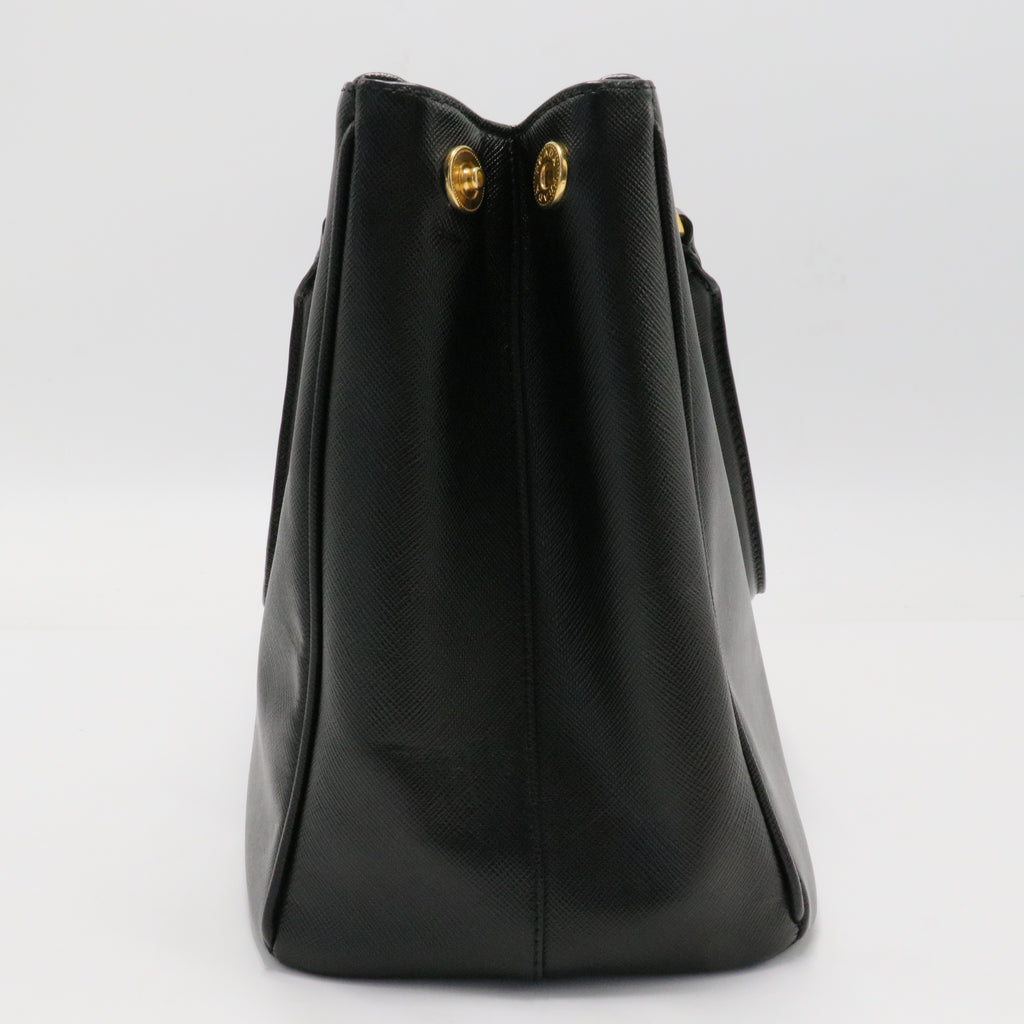 Galleria Double Zip Tote Saffiano Leather Medium
