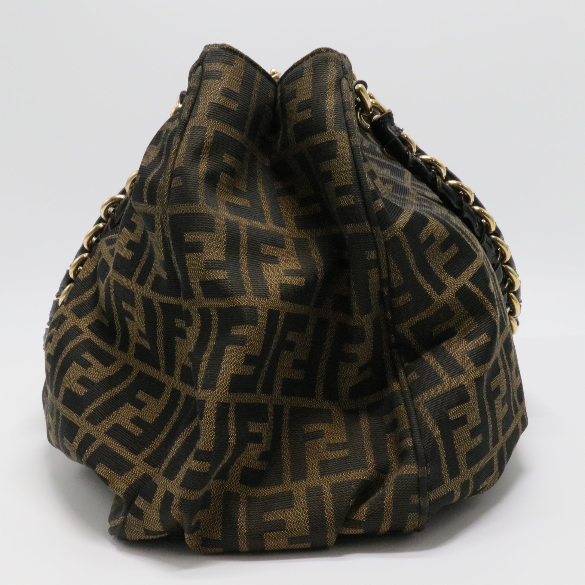 Tobacco Zucca Canvas Mia Shoulder Bag