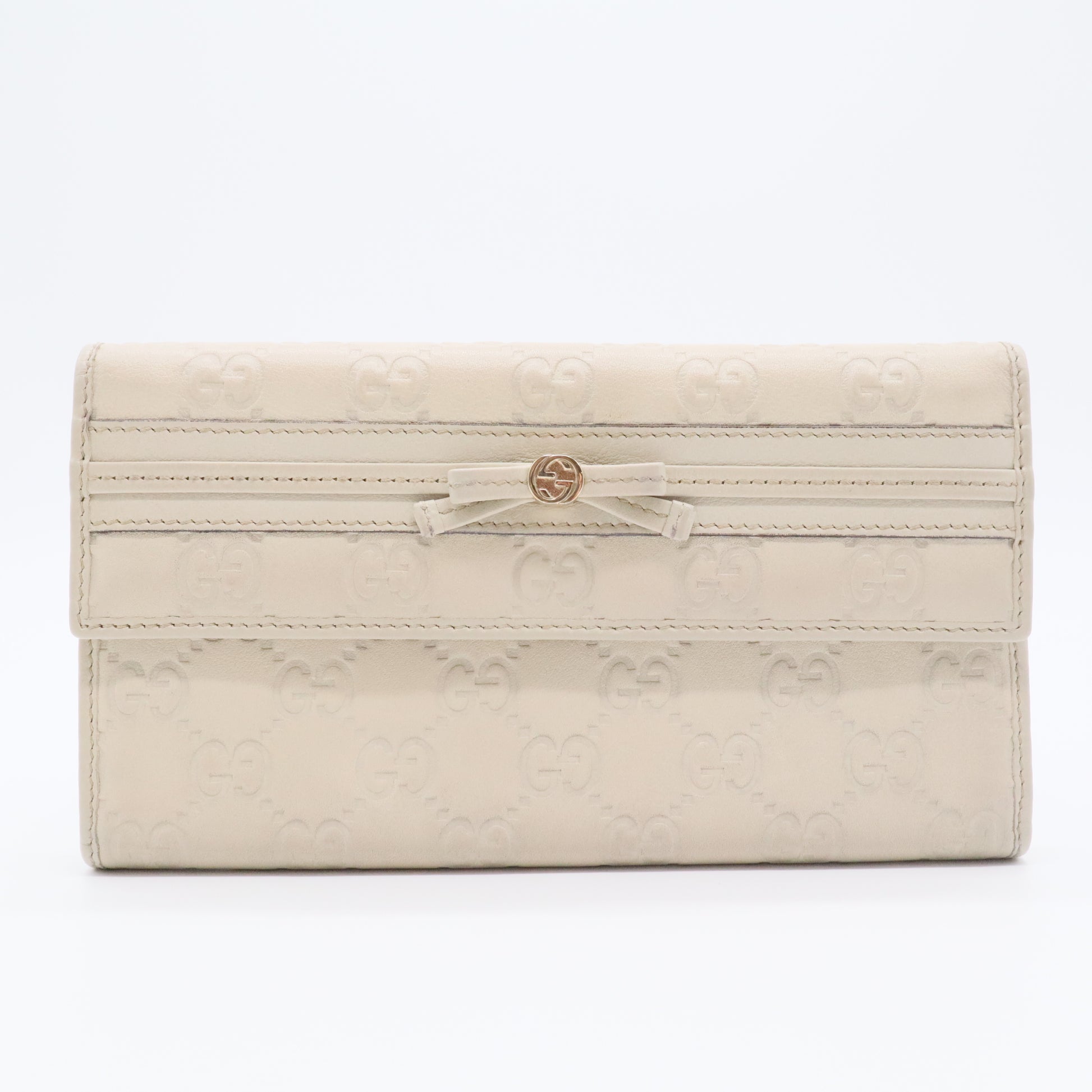 GG Signature Leather Wallet