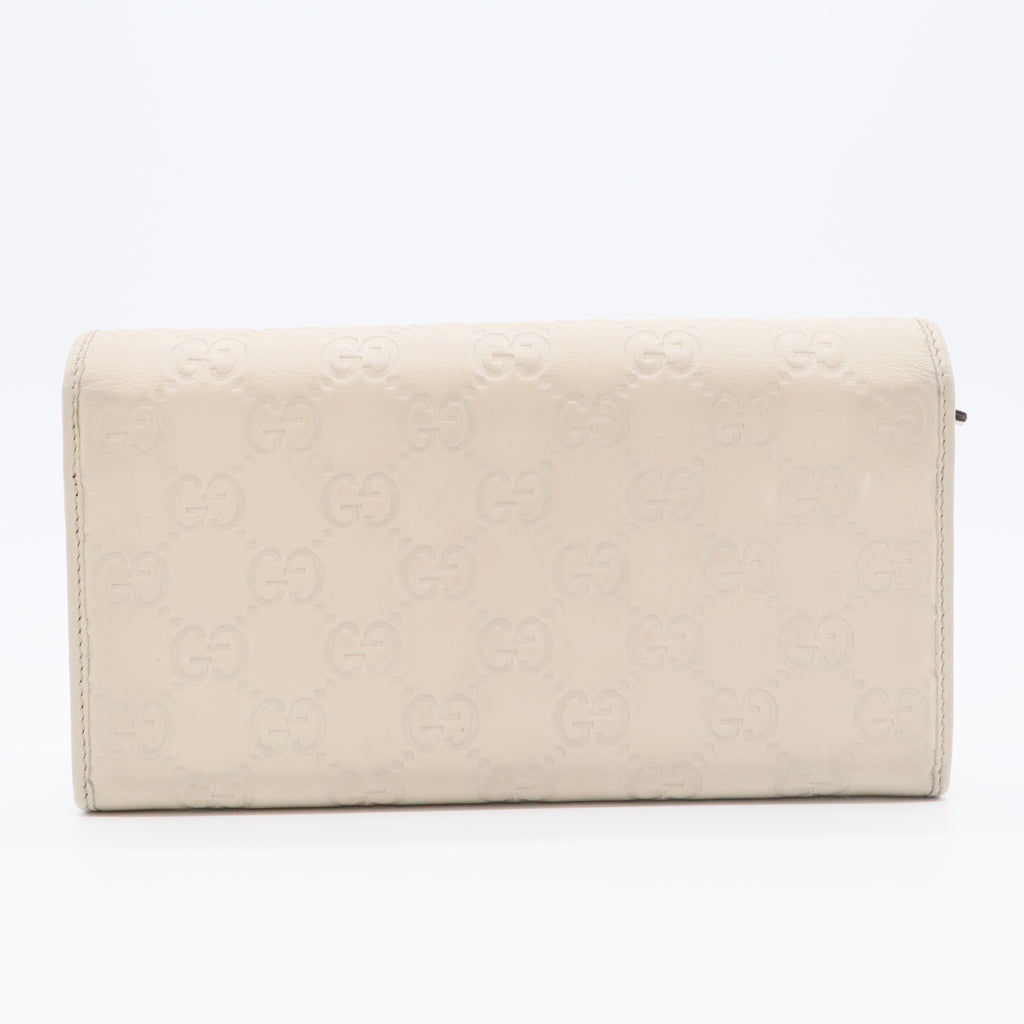 GG Signature Leather Wallet