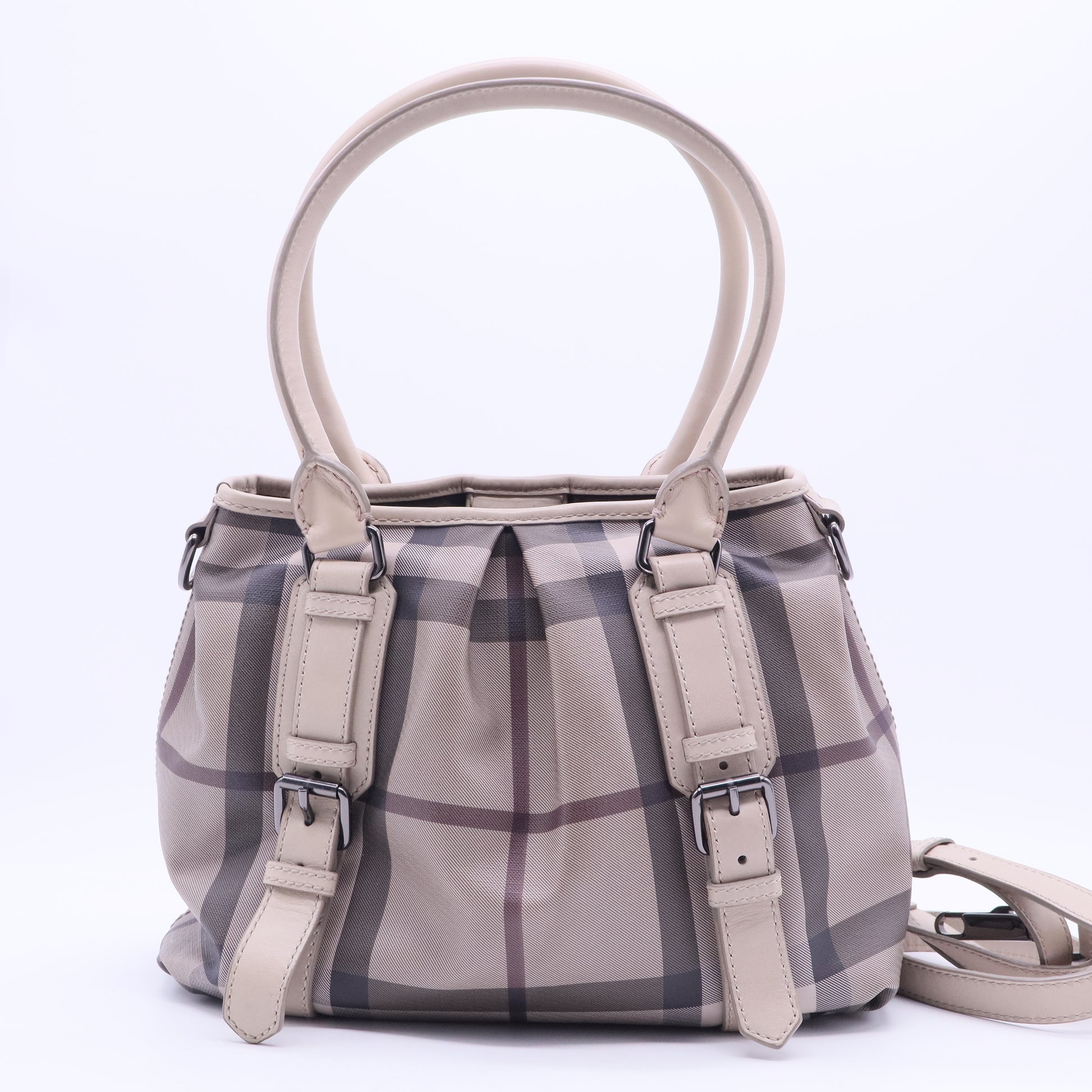 Smoked Check Shoulder Bag Vintage B20083