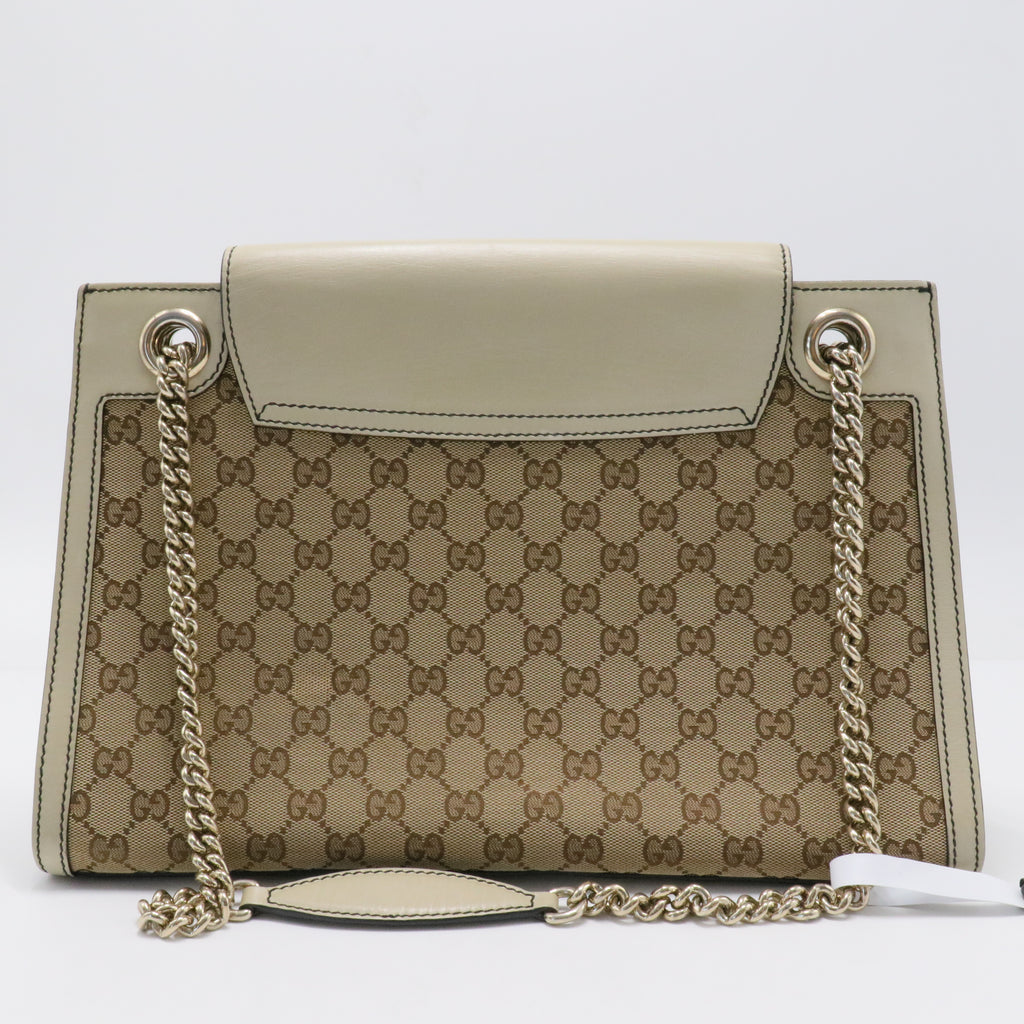 Emily Chain Flap Shoulder Bag GG Canvas Large