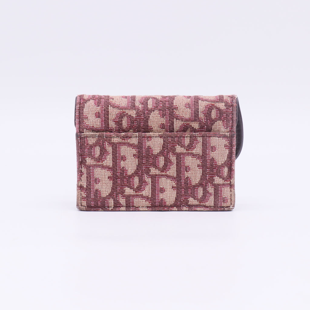 Christian Dior Saddle Bloom Card Holder W22938