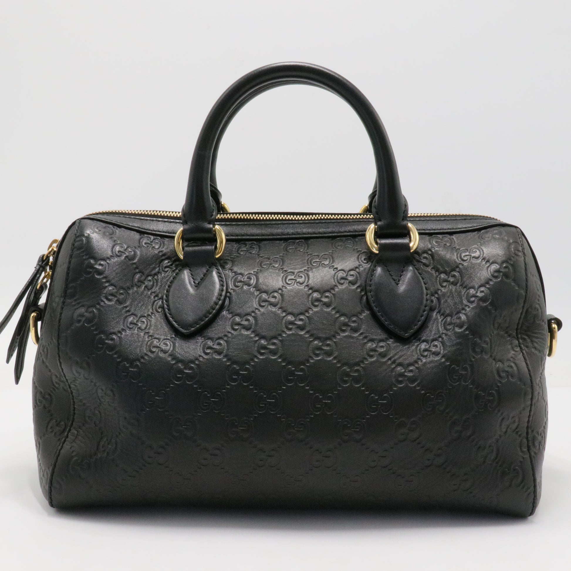 Signature Boston Bag Guccissima Leather Medium