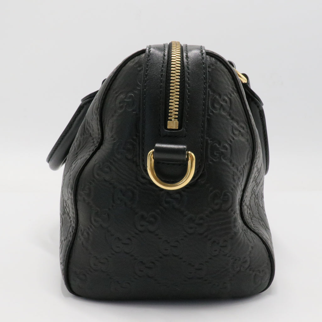 Signature Boston Bag Guccissima Leather Medium
