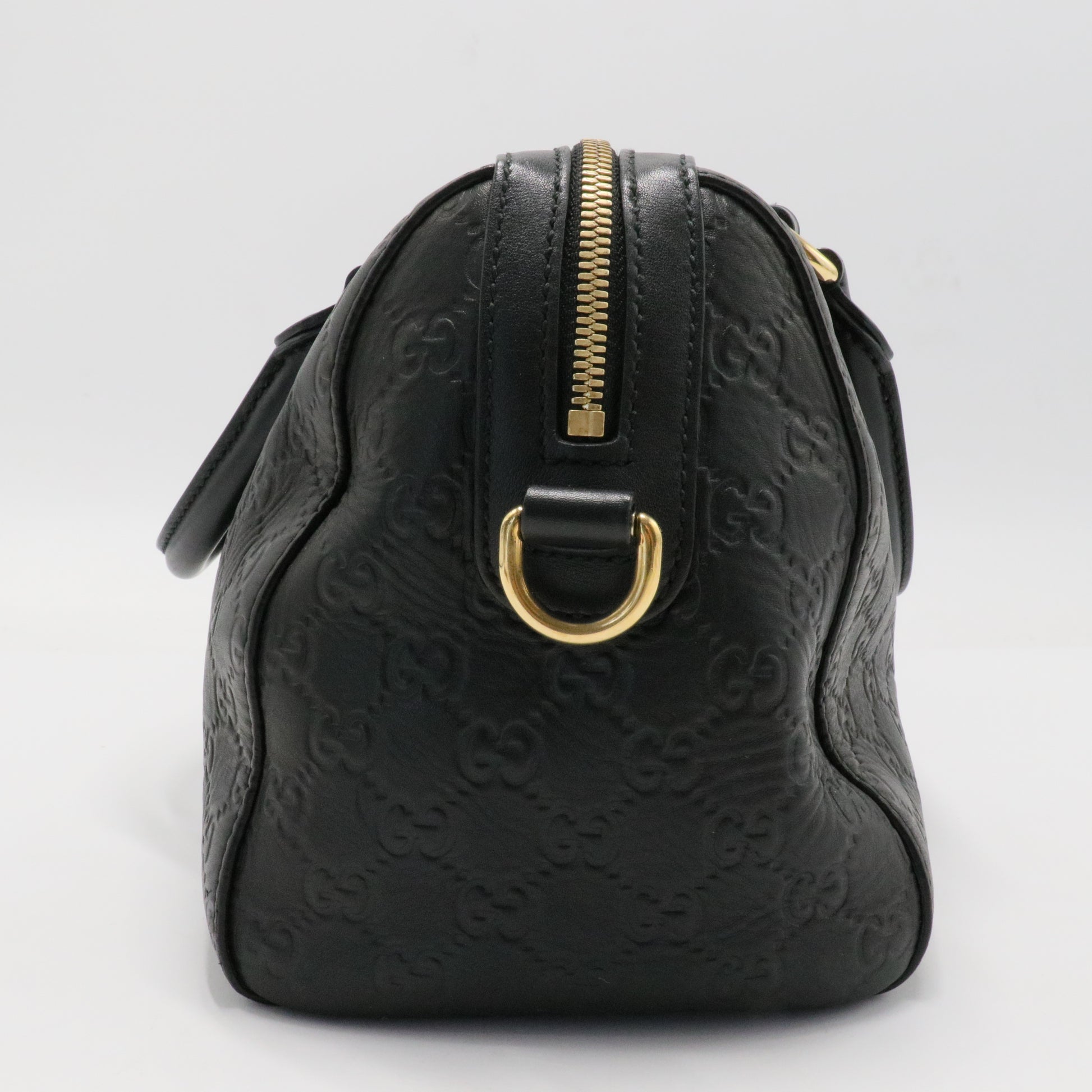 Signature Boston Bag Guccissima Leather Medium