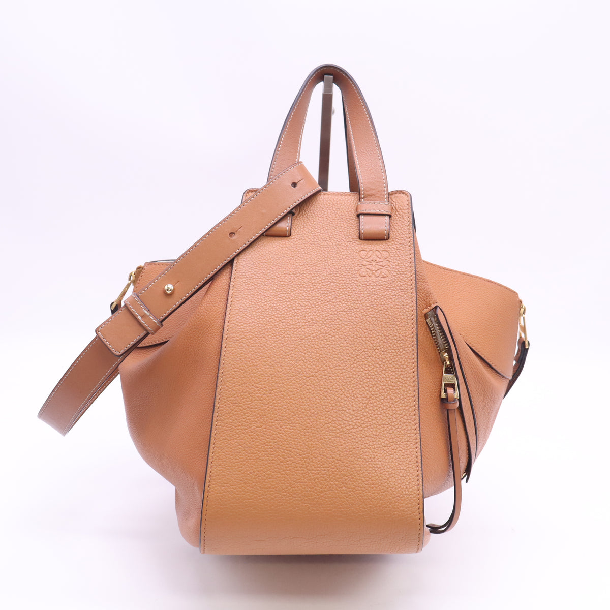 Loewe Grained Calfskin Hammock Shoulder Bag  twins B24533