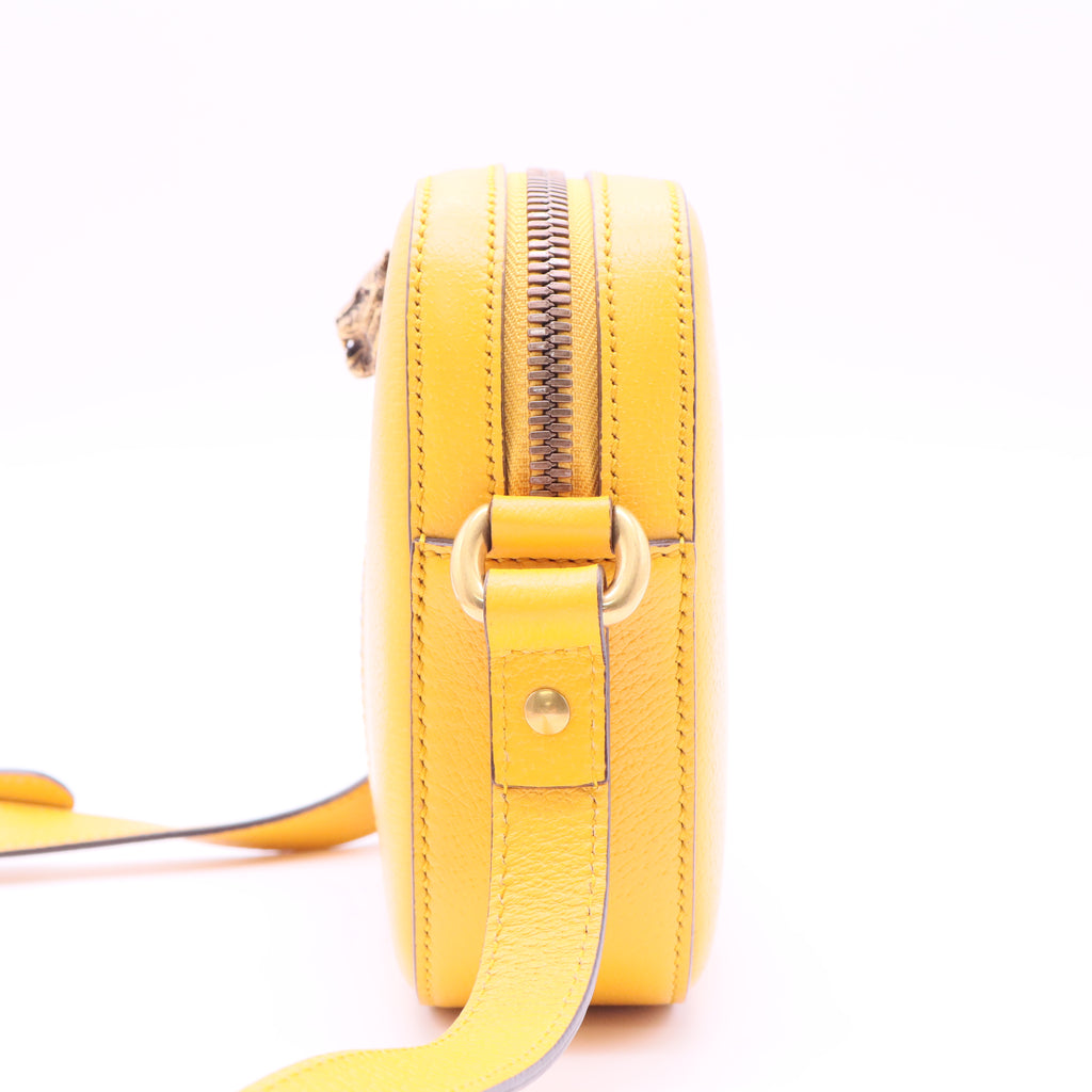 Animalier Web Crossbody Bag Leather Small Twins Gucci