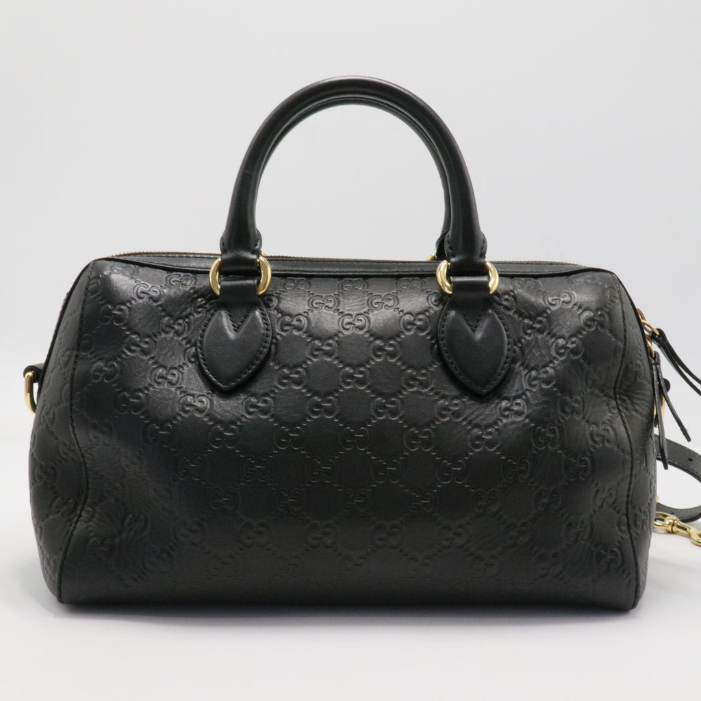 Signature Boston Bag Guccissima Leather Medium