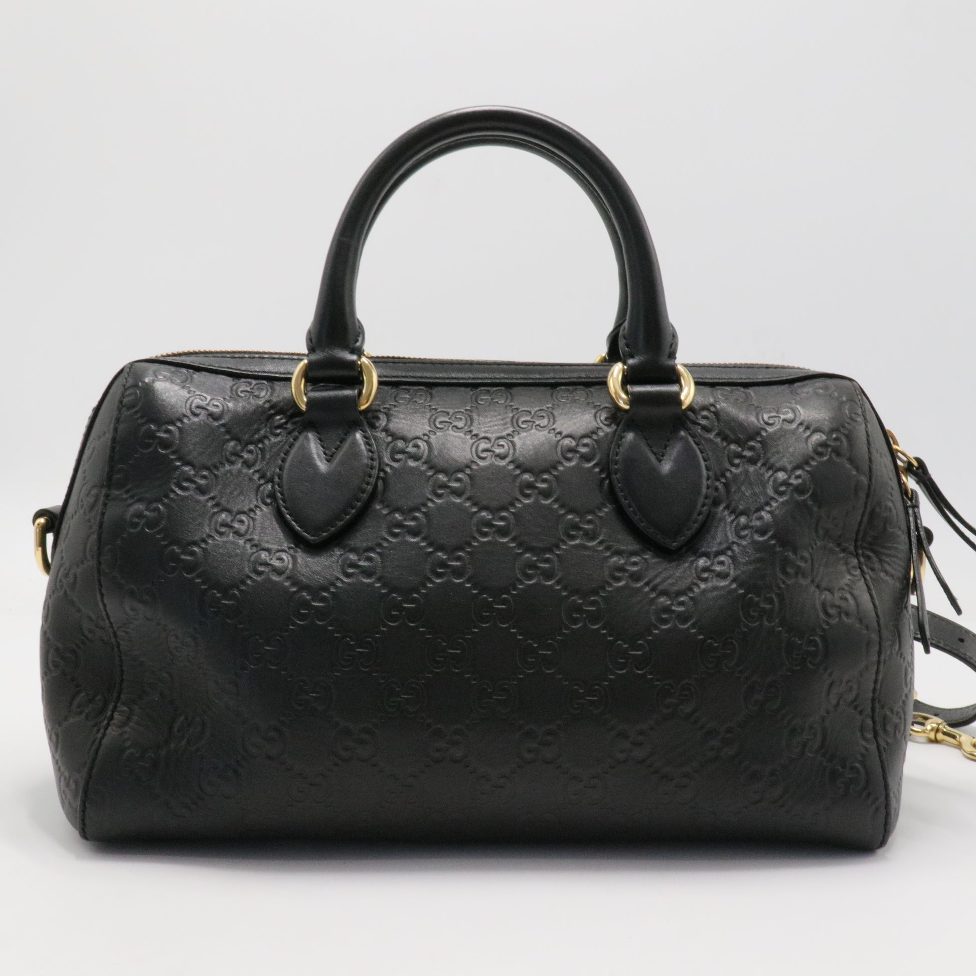 Signature Boston Bag Guccissima Leather Medium